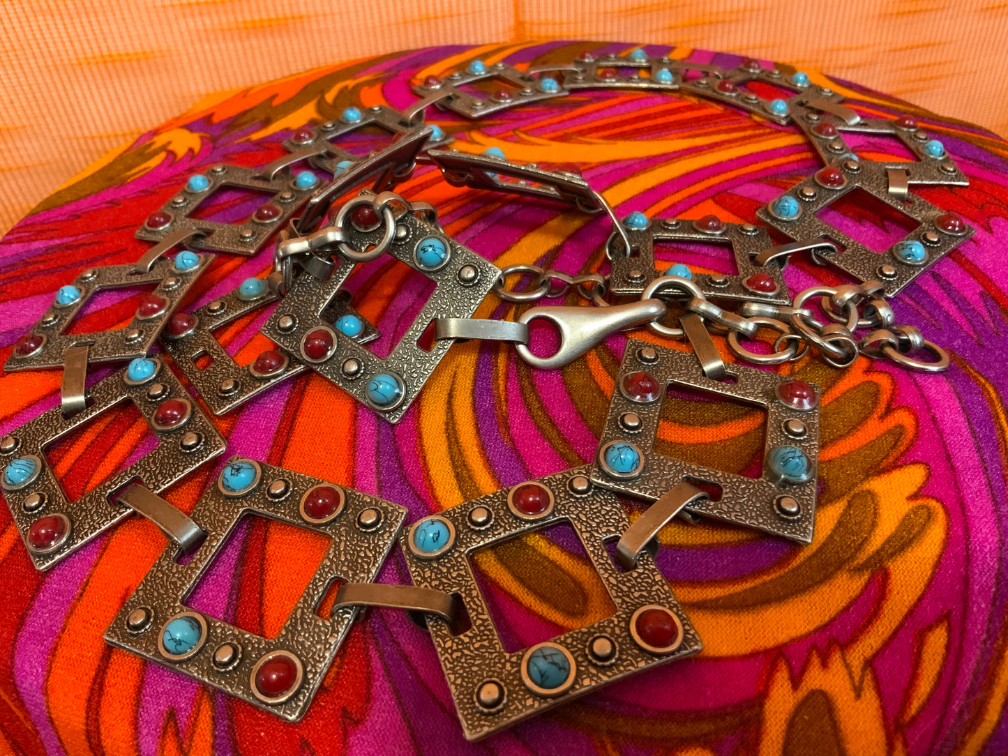 Ceinture Chaîne Pierres Métal Vintage Fashion