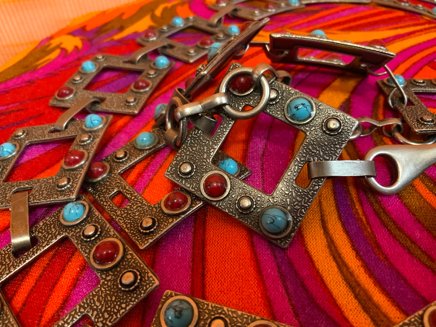 Ceinture Chaîne Pierres Métal Vintage Fashion