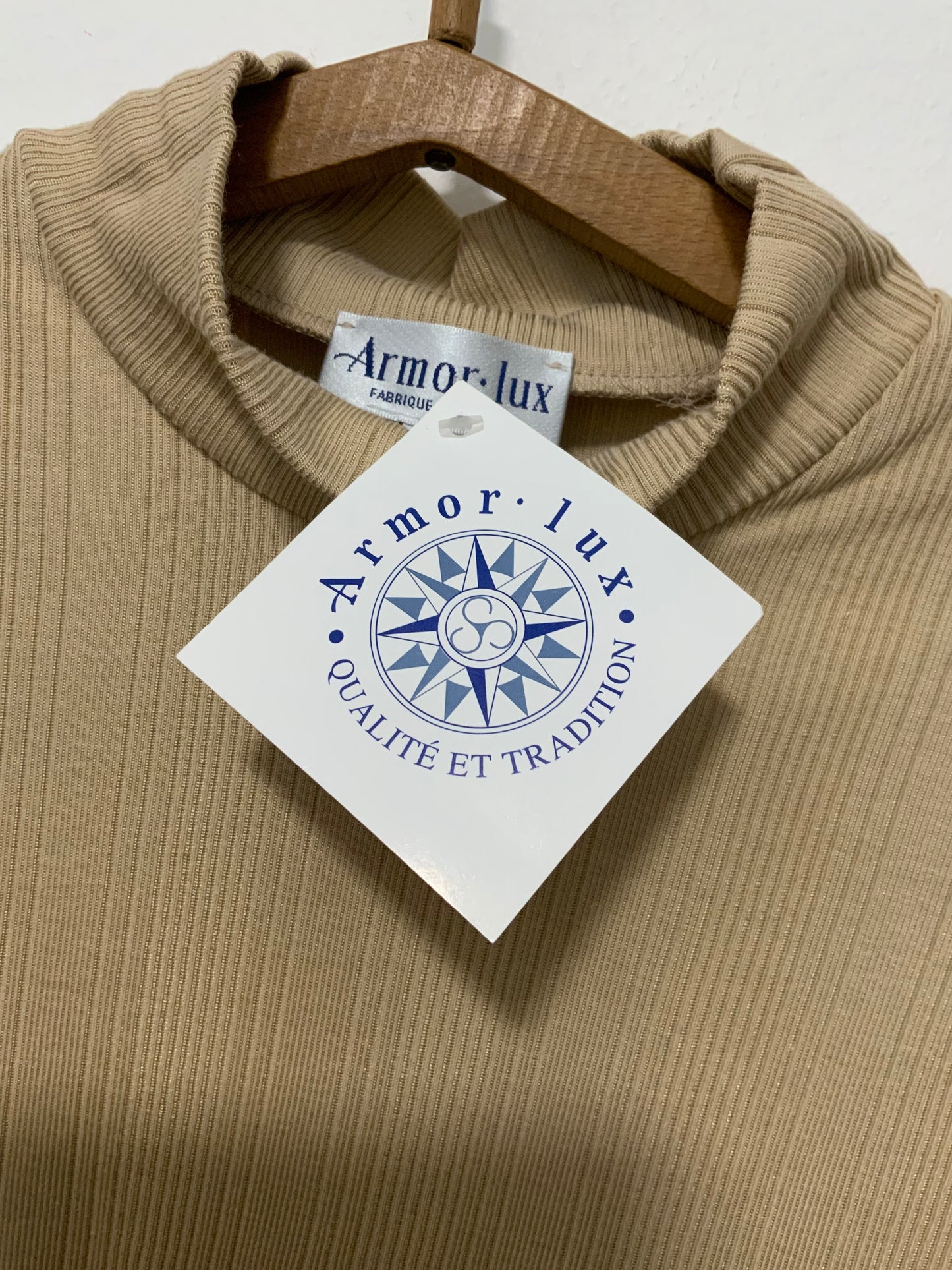 Sous pull beige Armor Lux dans son emballage Vintage 1980