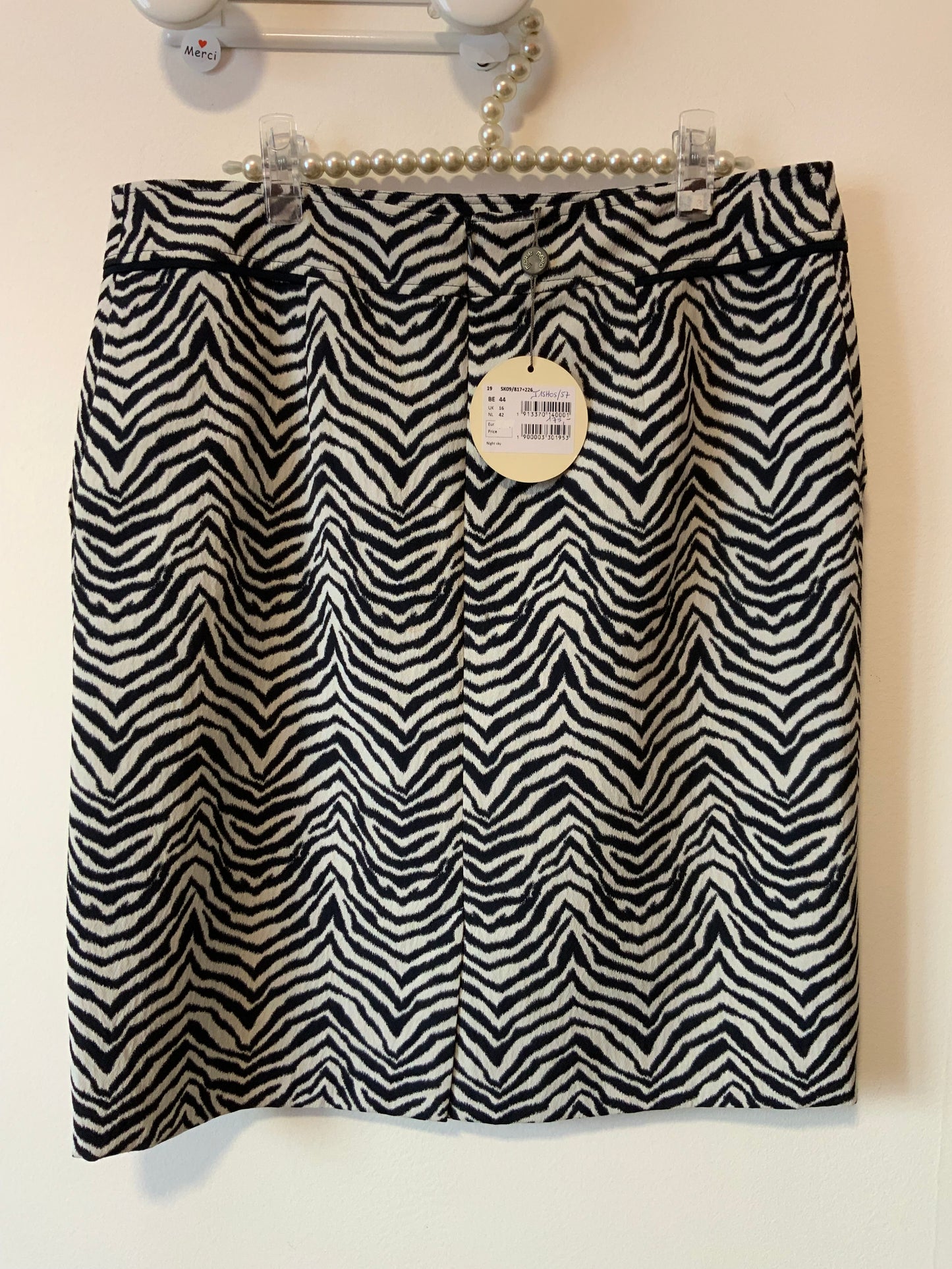 Jupe zèbre Haut de gamme Marie Mero Deadstock