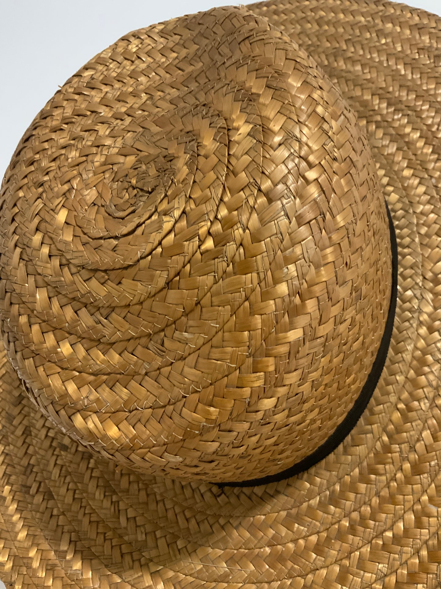 Chapeau de paille ancien Vintage Chic