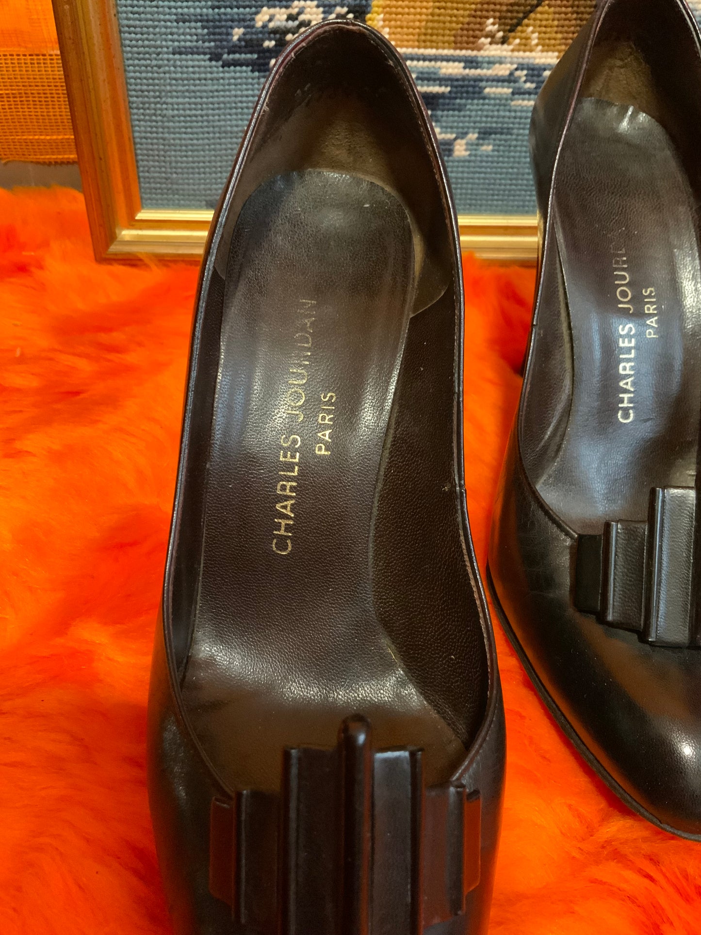 Chaussures Escarpins Charles Jourdan Vintage France Paris