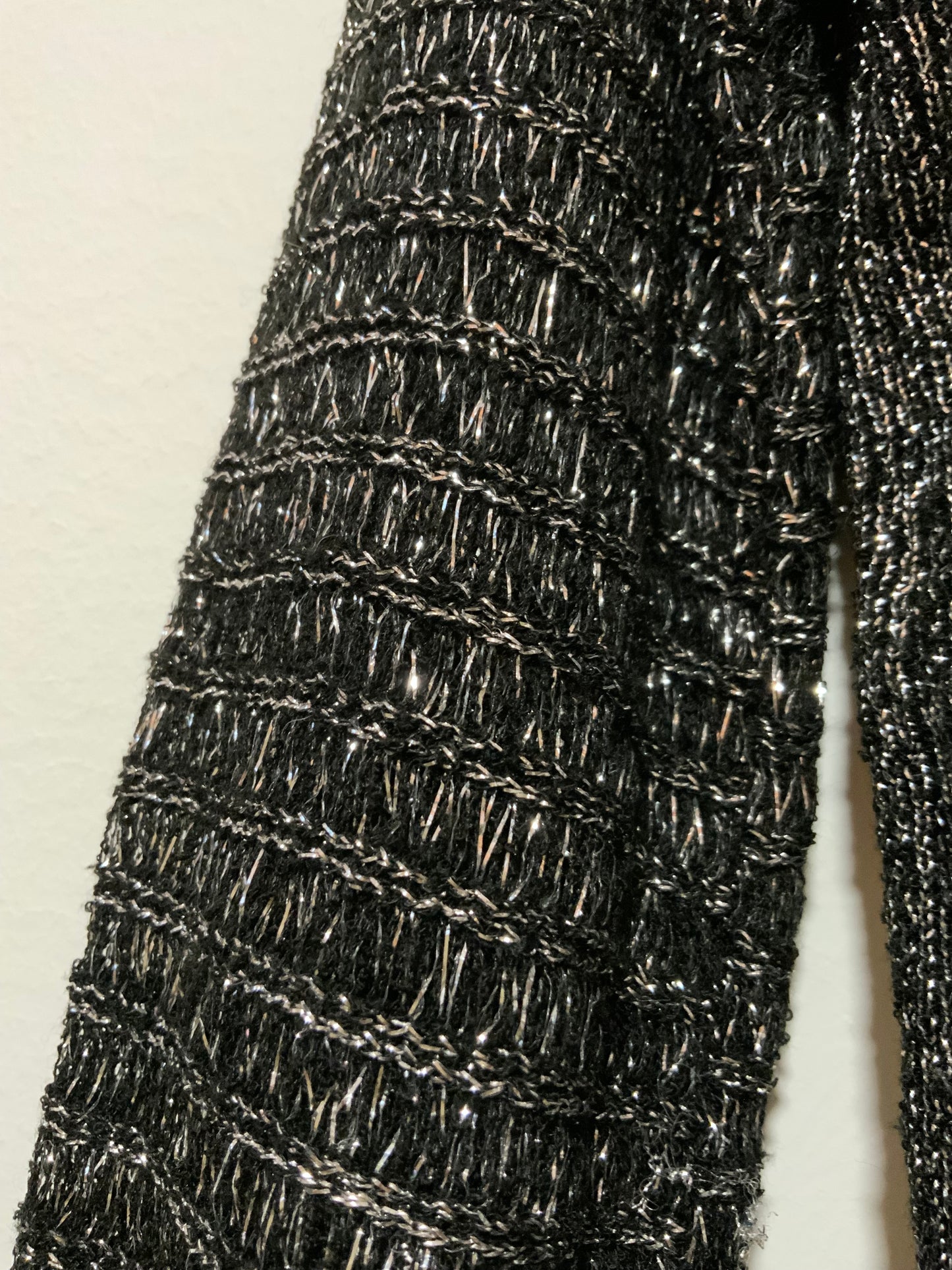 Top Tricot Lurex Vintage France 1980 Paillettes