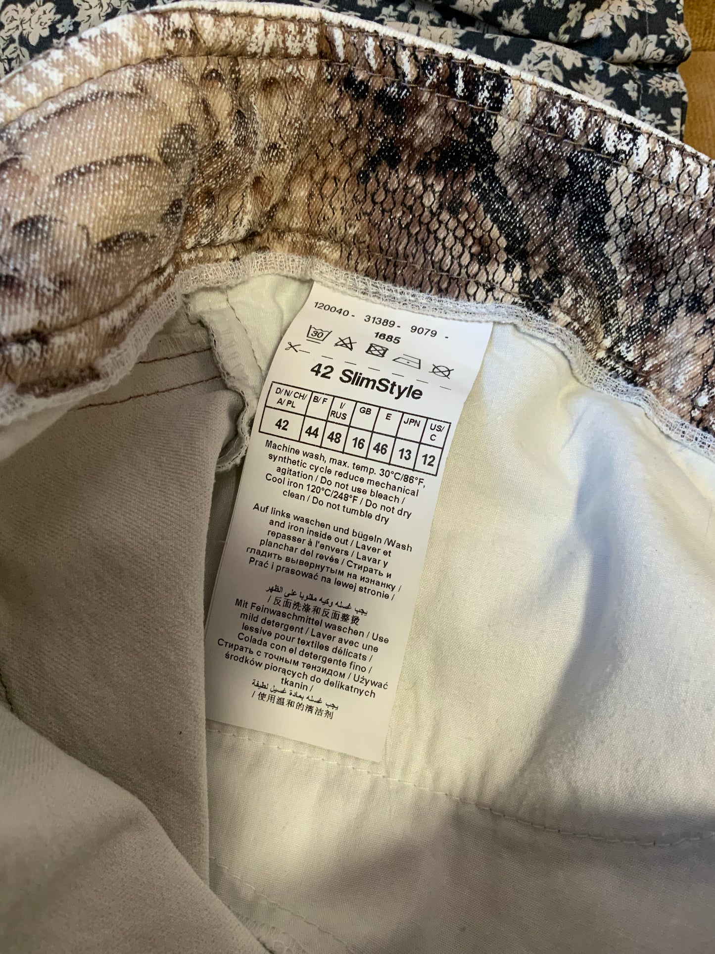 Pantalon denim Python Gerry Weber Haut de gamme
