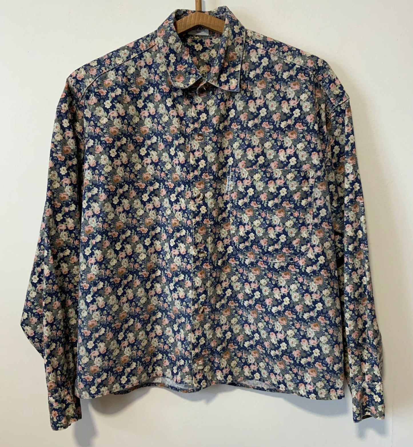 Chemise Naf Naf à Fleurs Vintage 1990 Coton
