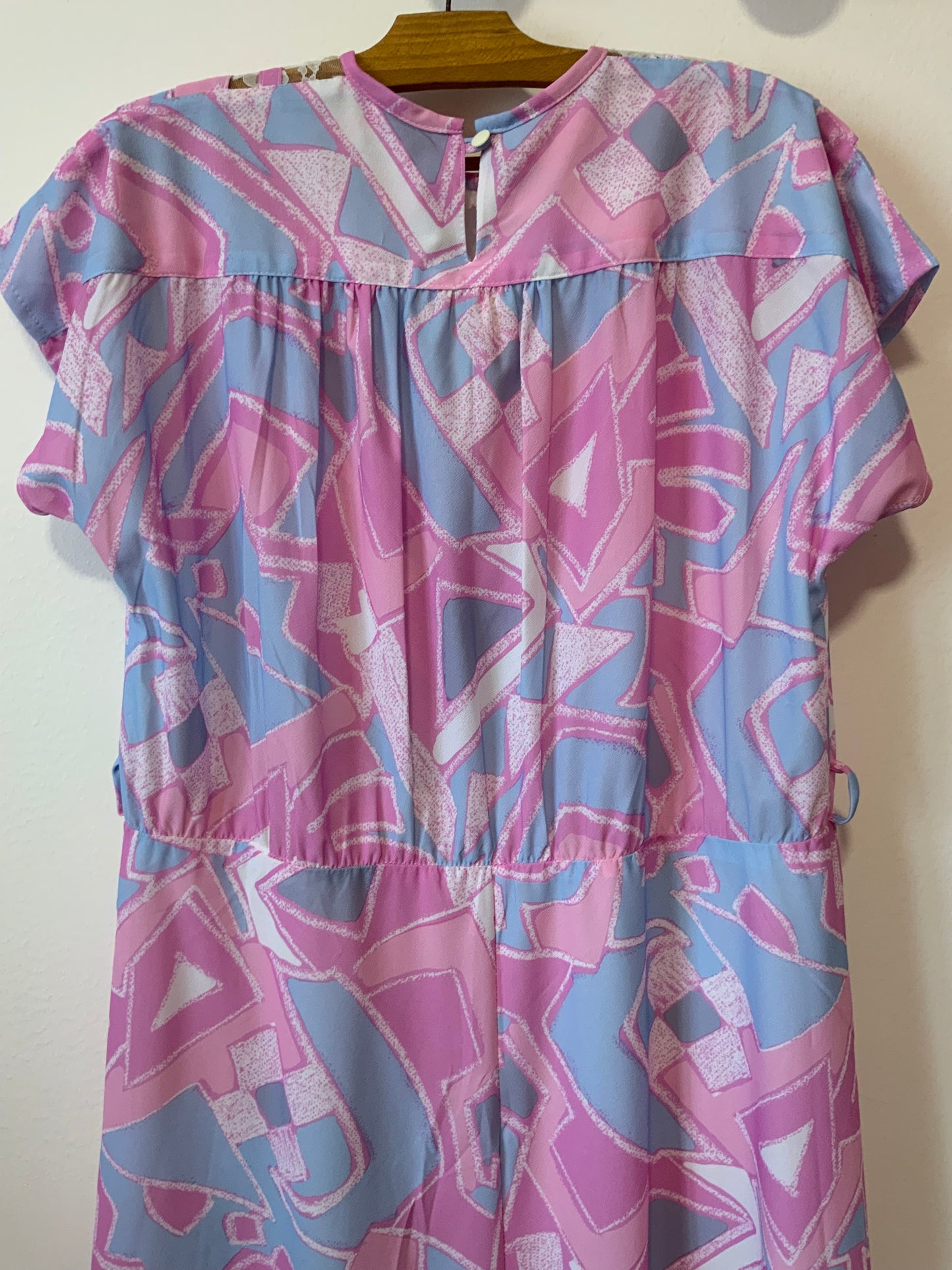 Robe Fun Vintage et dentelle Fleurs 1980 Original