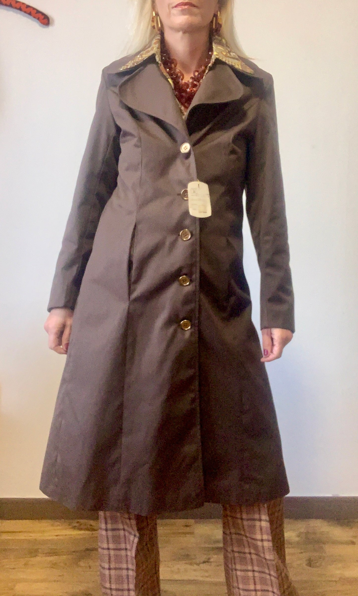 Trench Imperméable Martingale DeadStock 1970 Vintage Chic Modele Odile France