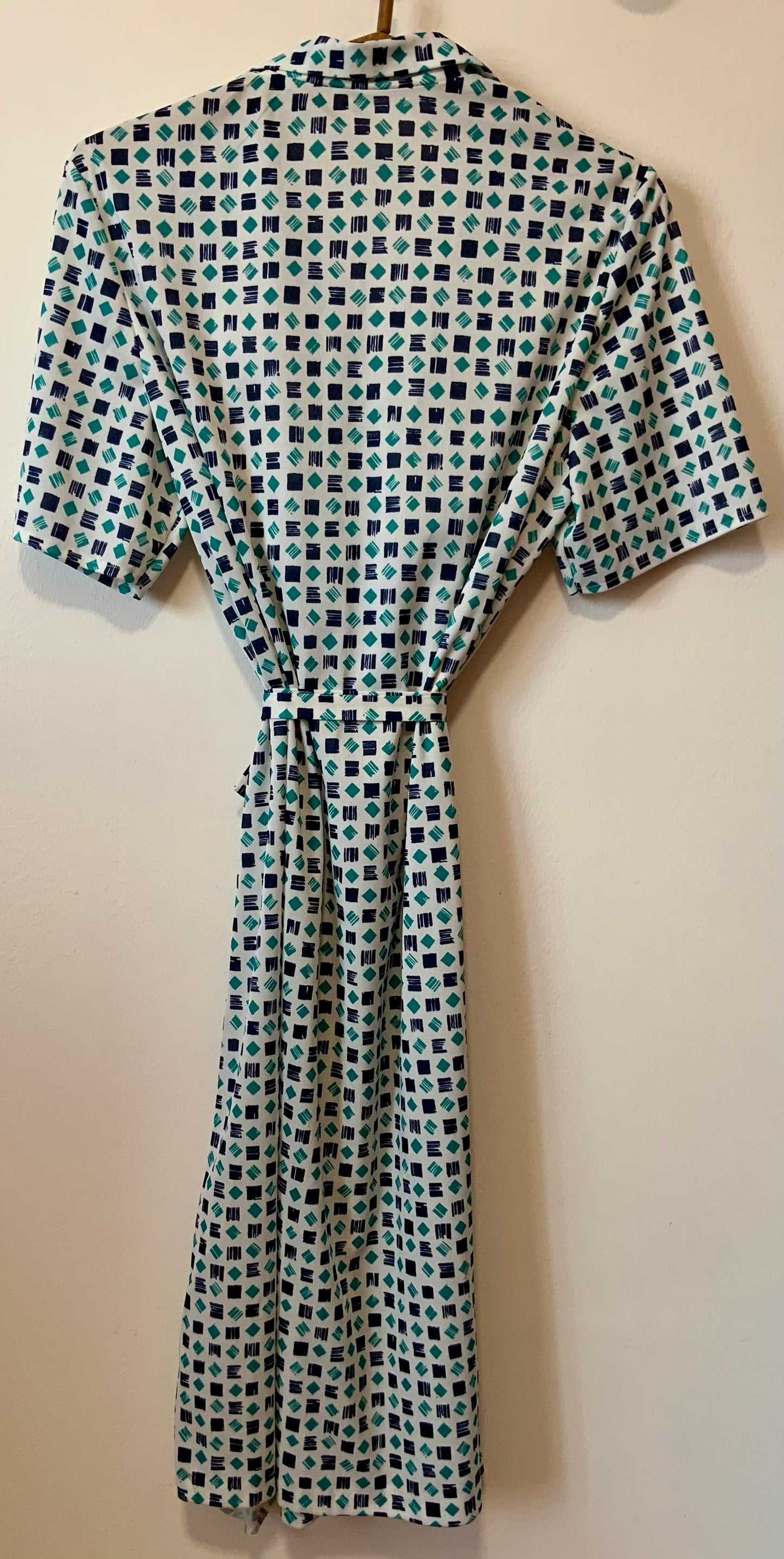 Robe Vintage France 1980 Formes geometriques