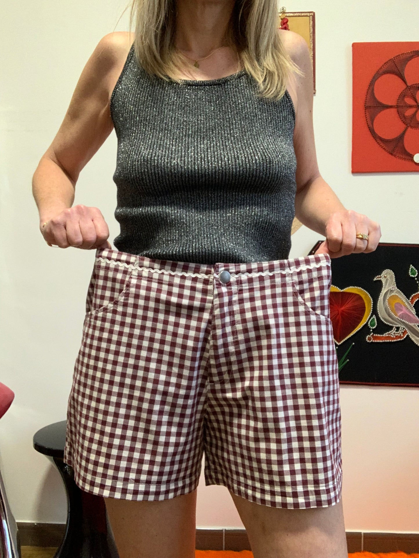 Short carreaux Vichy Vintage Tout mignon