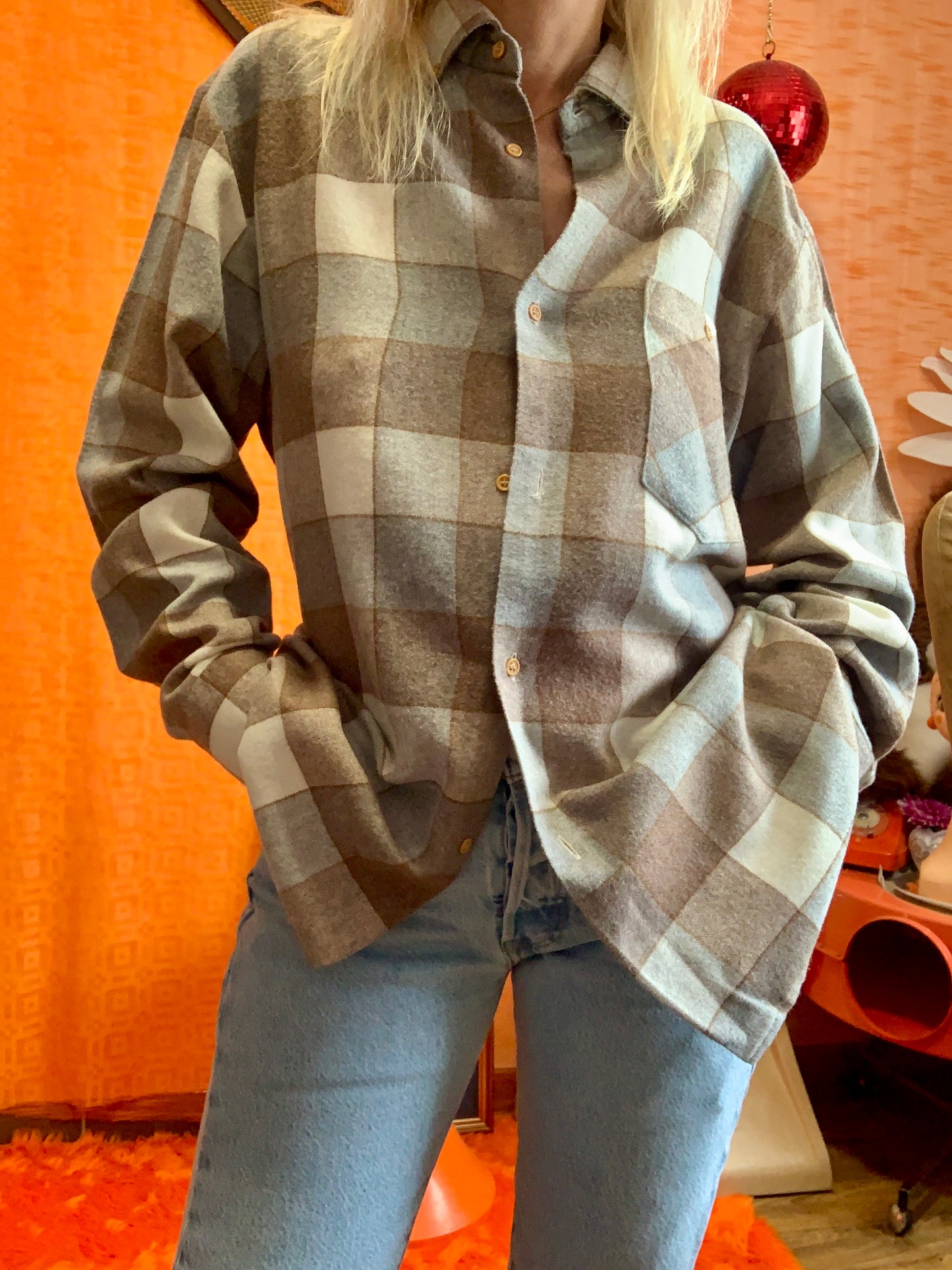 Chemise à carreaux Chic Vintage Lui Made in France