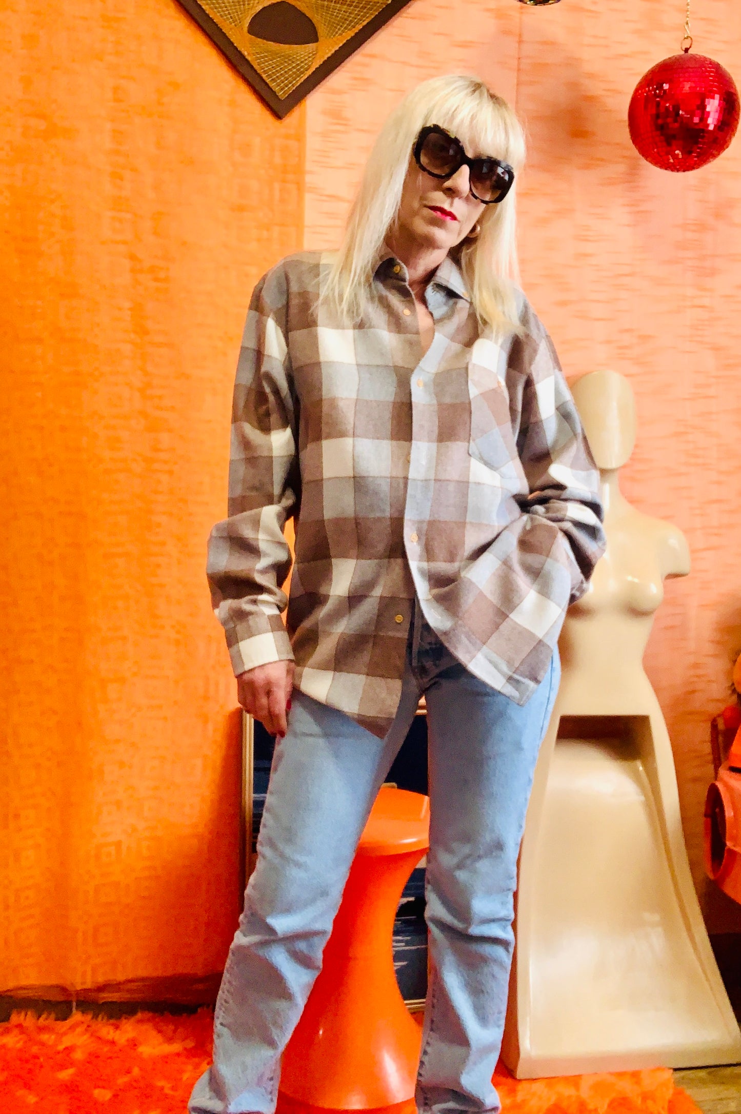 Chemise à carreaux Chic Vintage Lui Made in France