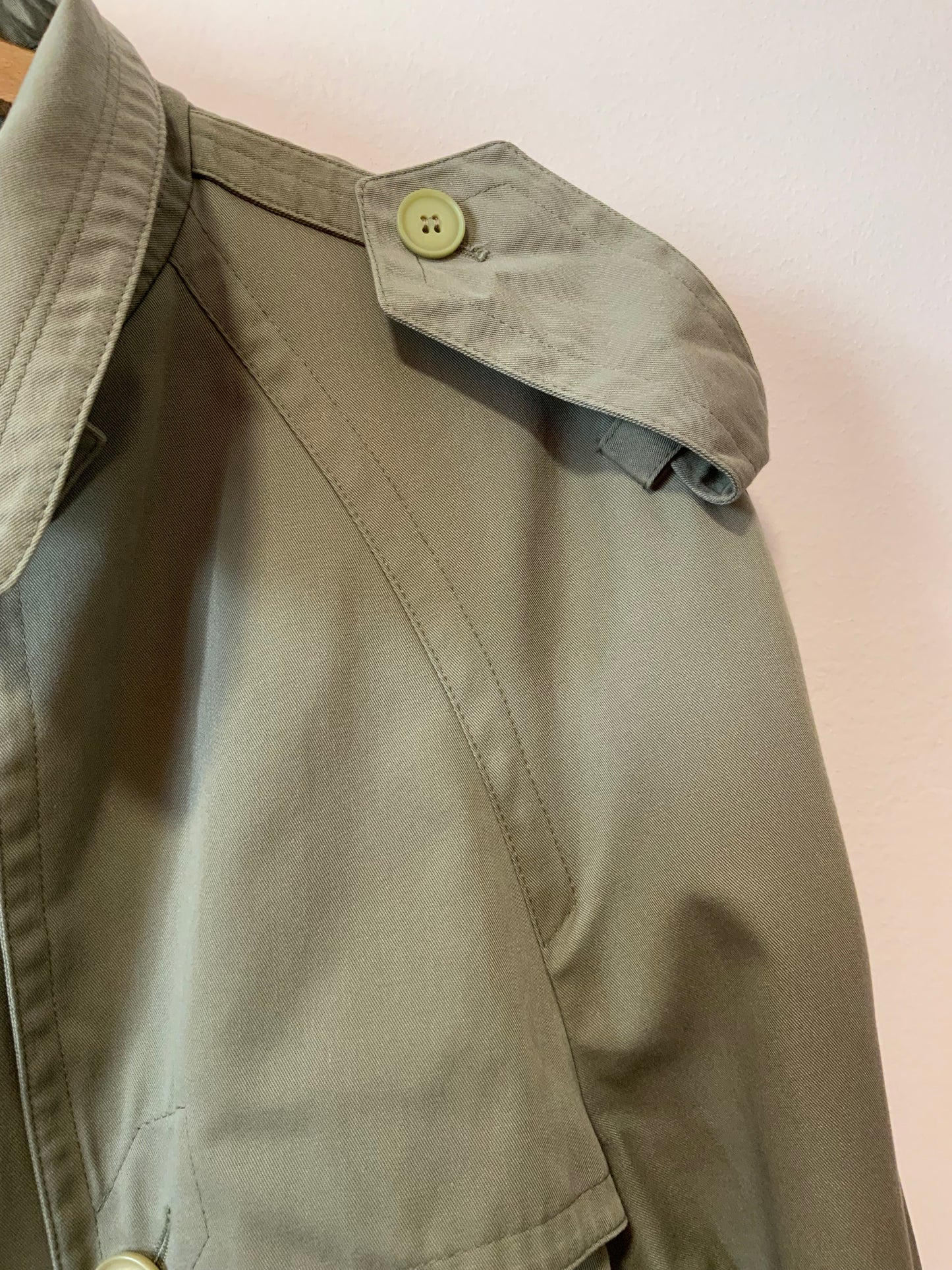 Trench avec Ceinture Iconique Trench Vintage Carreaux