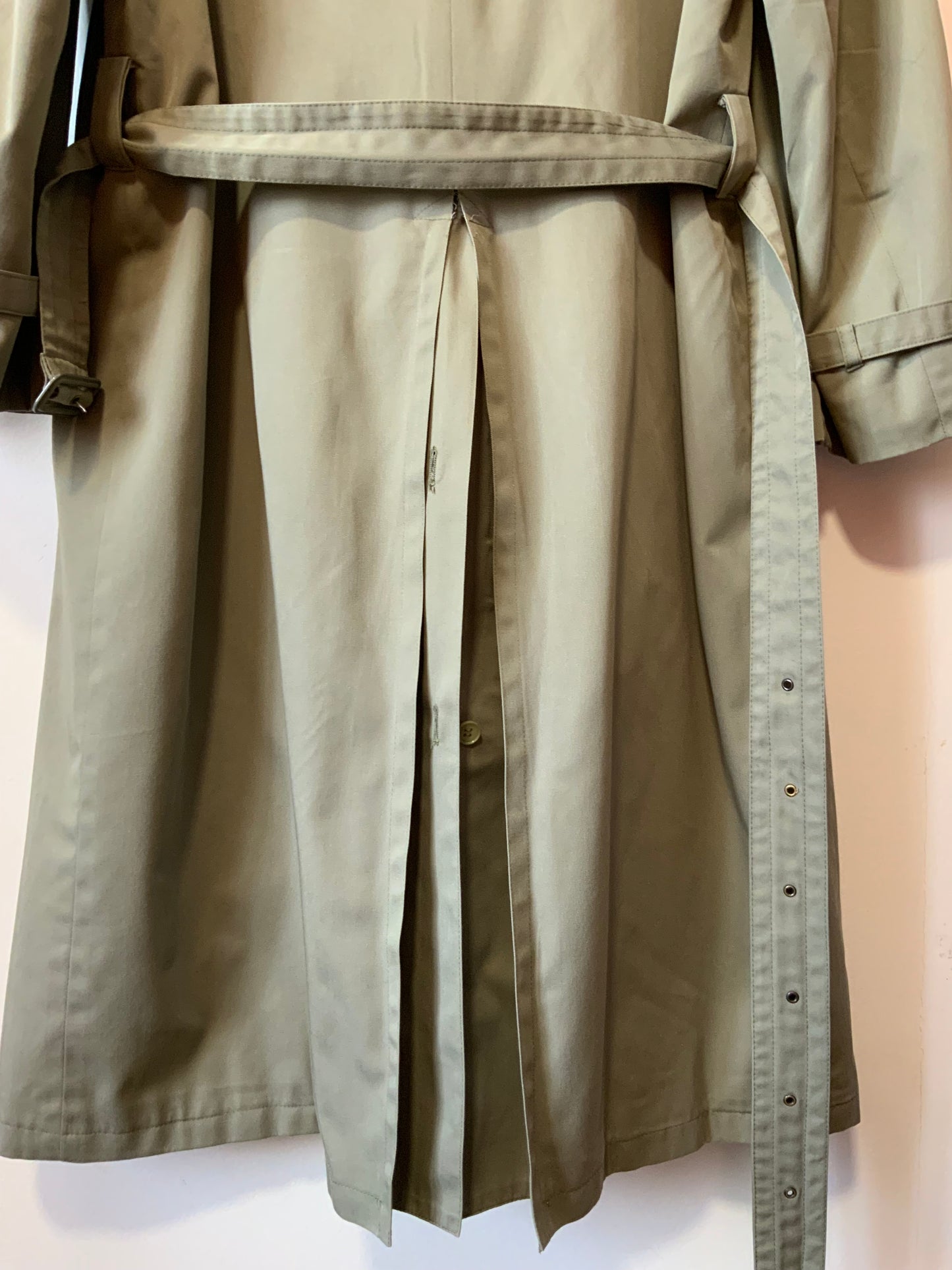Trench avec Ceinture Iconique Trench Vintage Carreaux