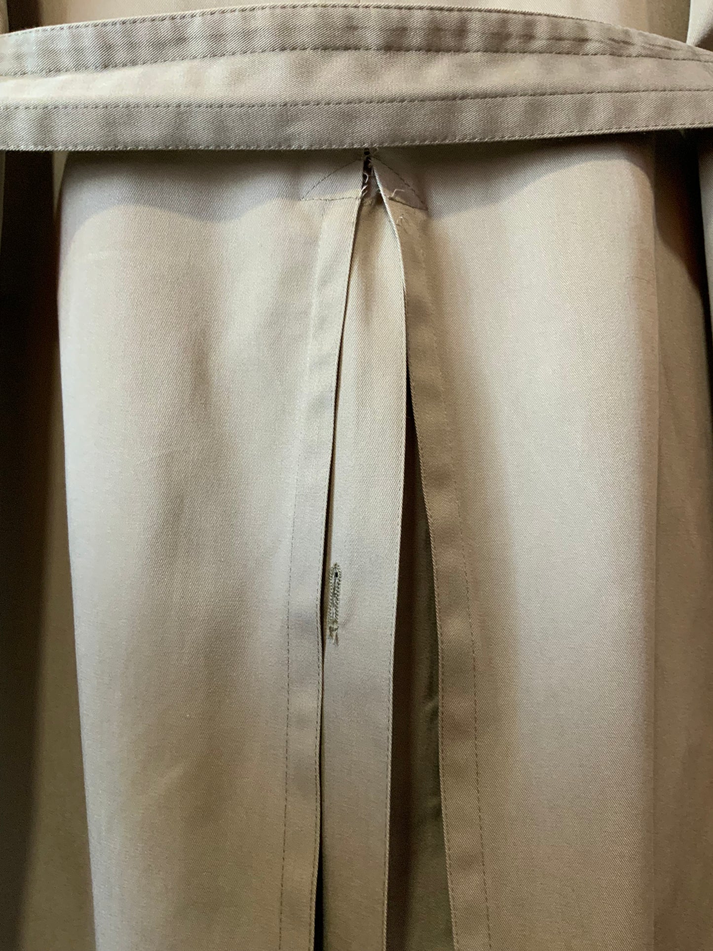 Trench avec Ceinture Iconique Trench Vintage Carreaux