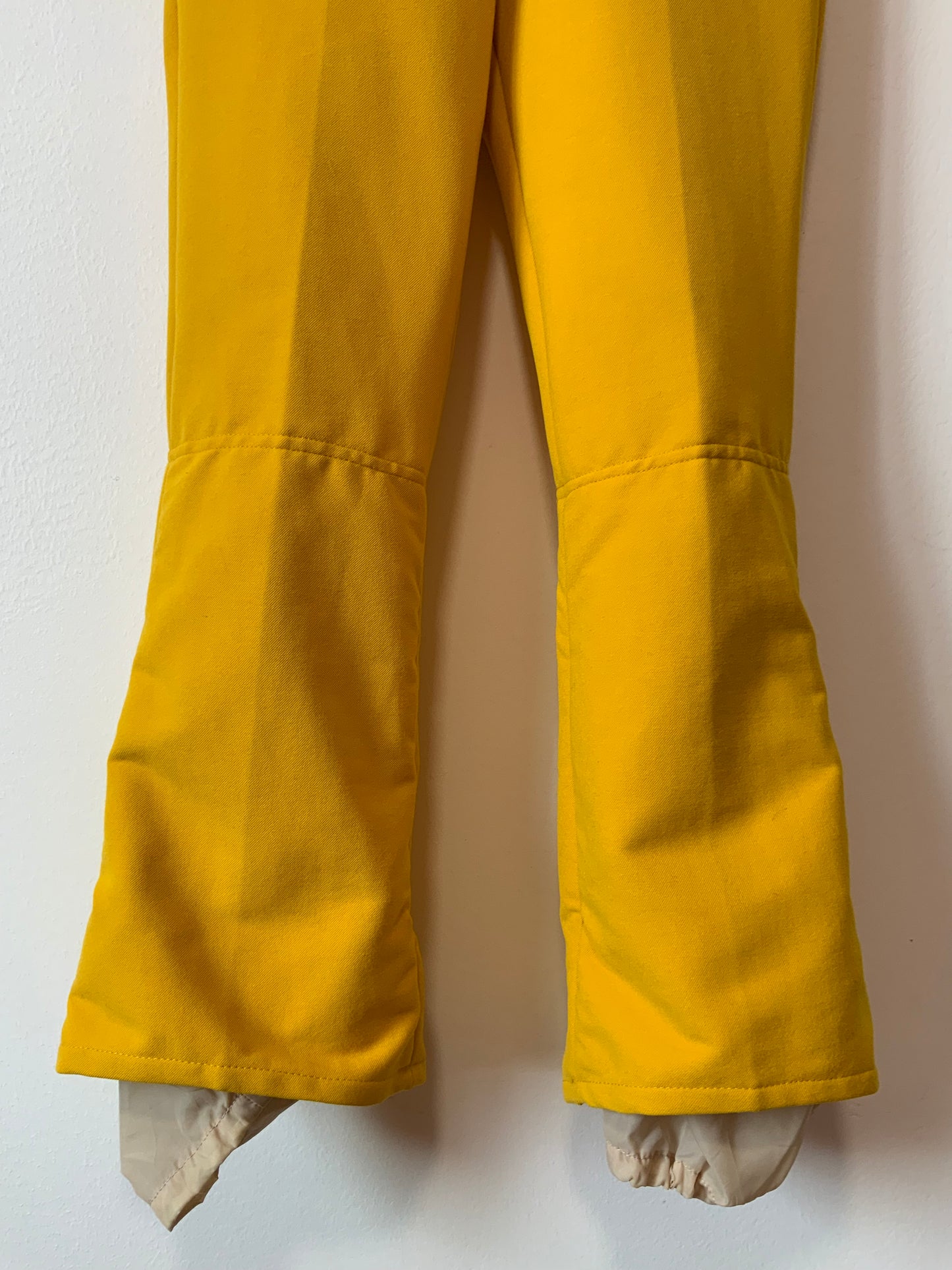 Pantalon Fuseau Jaune Pattes d’éléphant 1970 Pants Sport Helanca Flare
