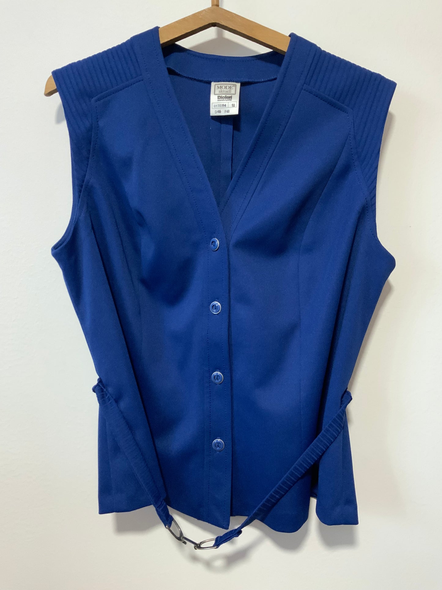 Ensemble Chic Gilet sans manche et jupe Vintage 1970 West Germany 🌼