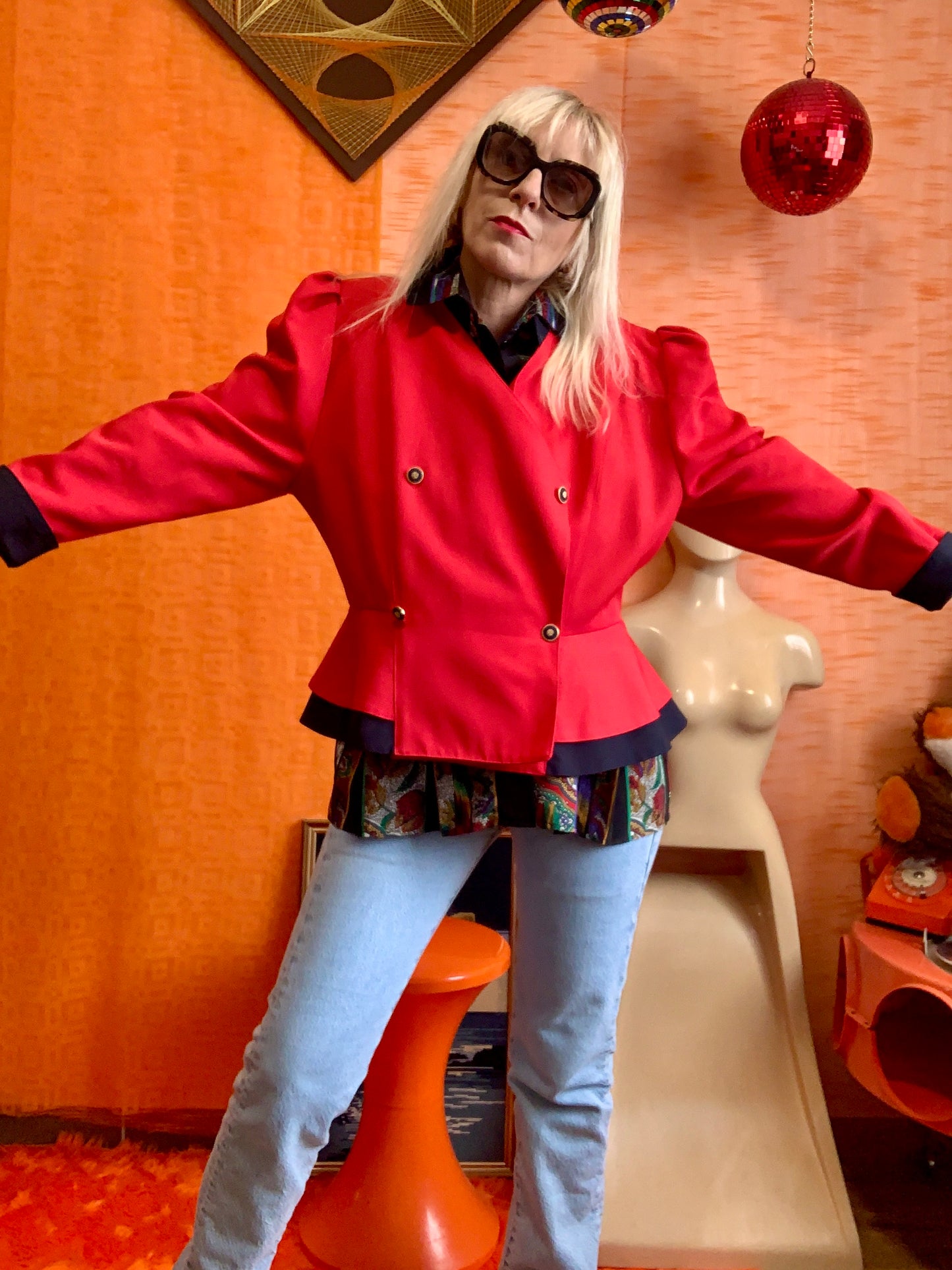 Veste Cintrée Croisée Vintage trop stylé Paris France