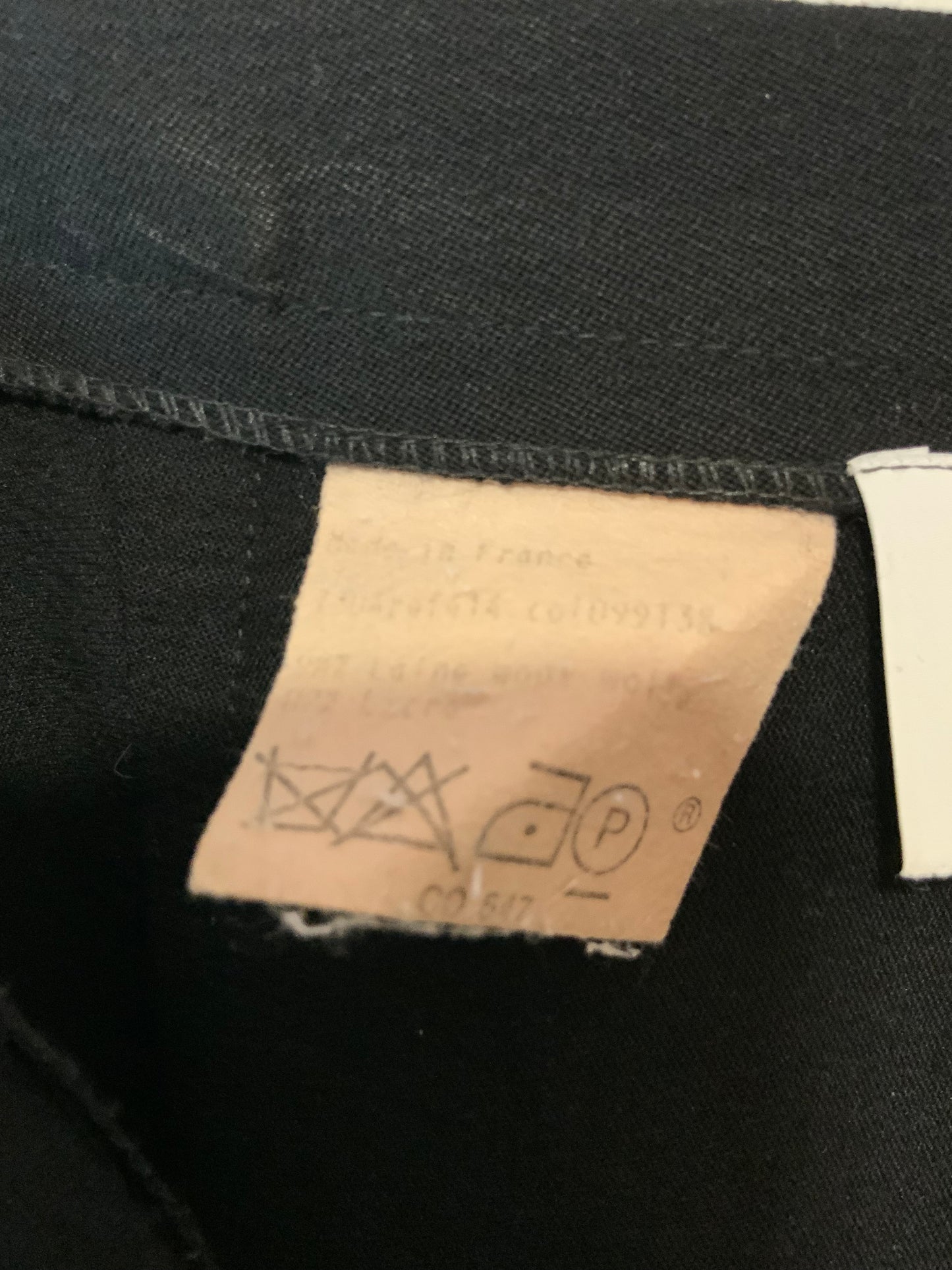 Authentique Pantalon Fuseau Noir Vintage 1980 Zapa France