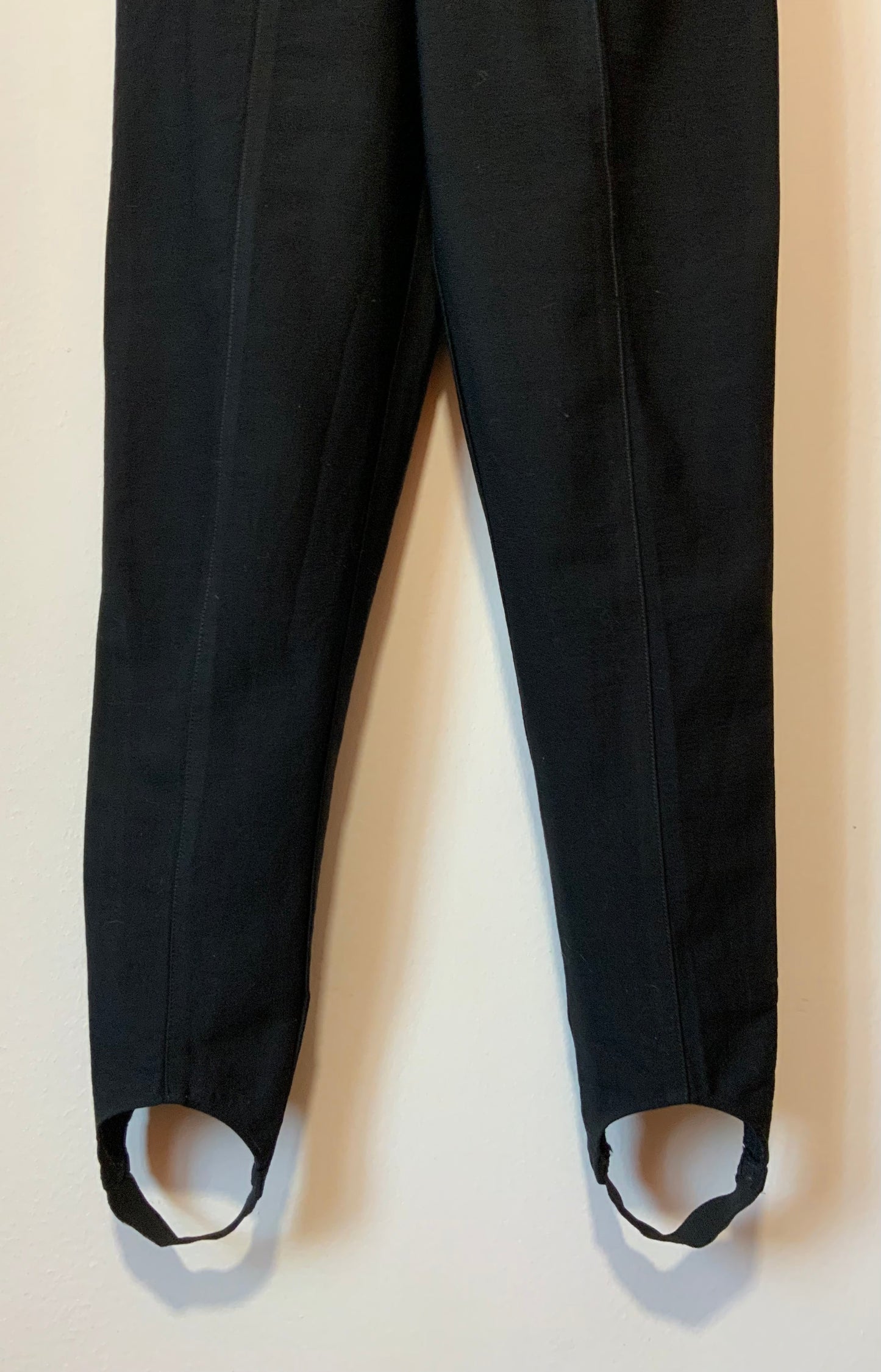 Authentique Pantalon Fuseau Noir Vintage 1980 Zapa France