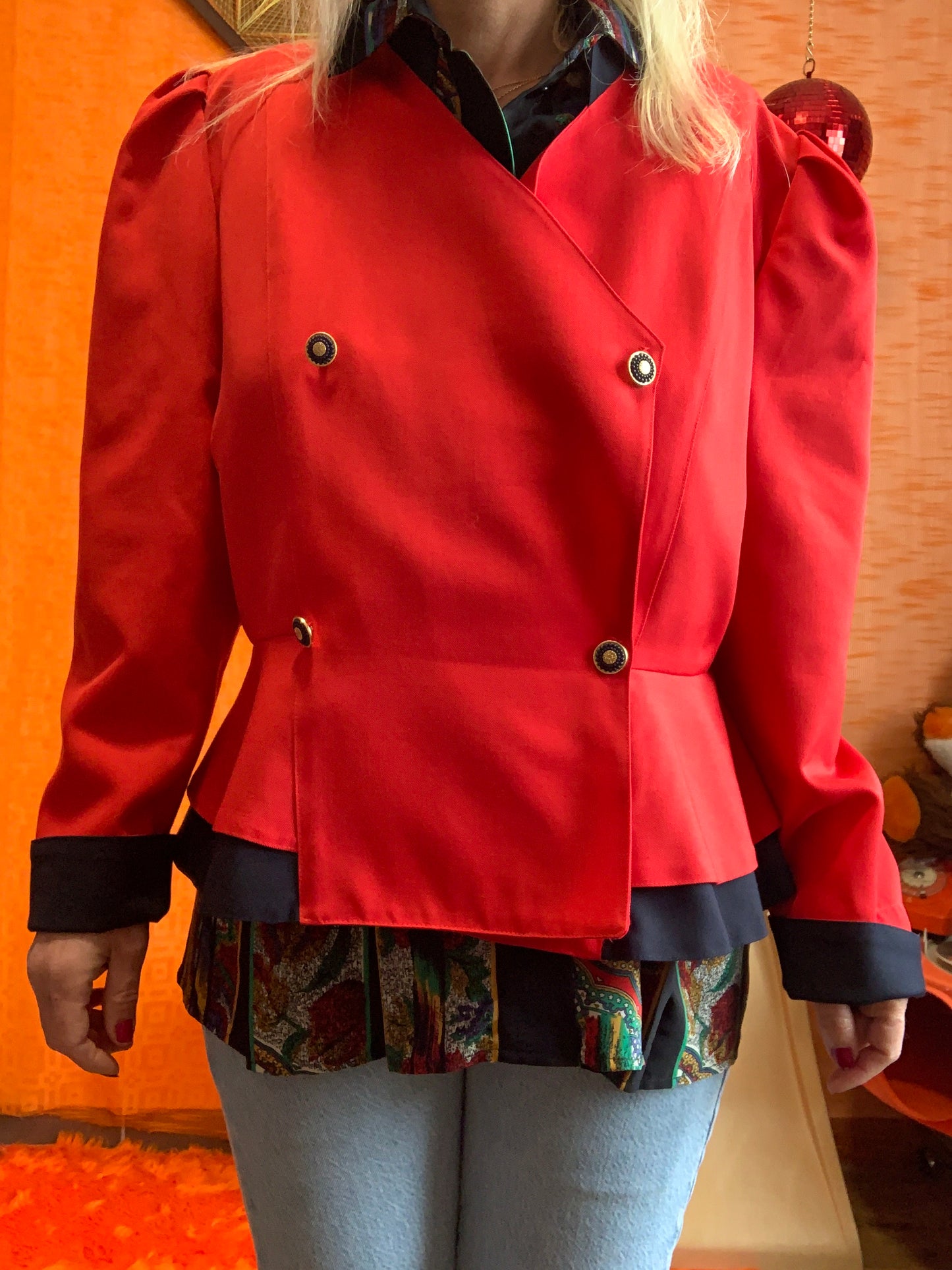Veste Cintrée Croisée Vintage trop stylé Paris France