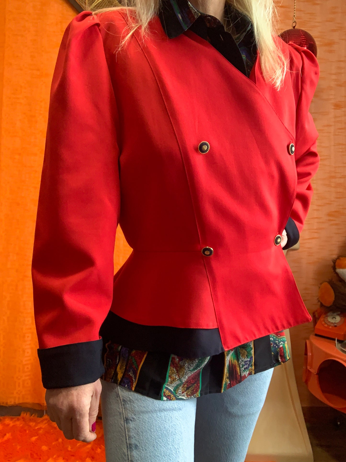 Veste Cintrée Croisée Vintage trop stylé Paris France