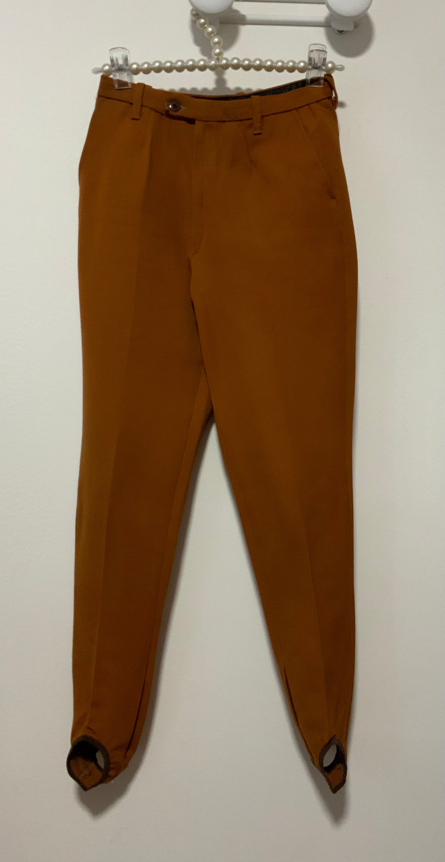 Fuseau Pantalon couleur brique Vintage 1970/80