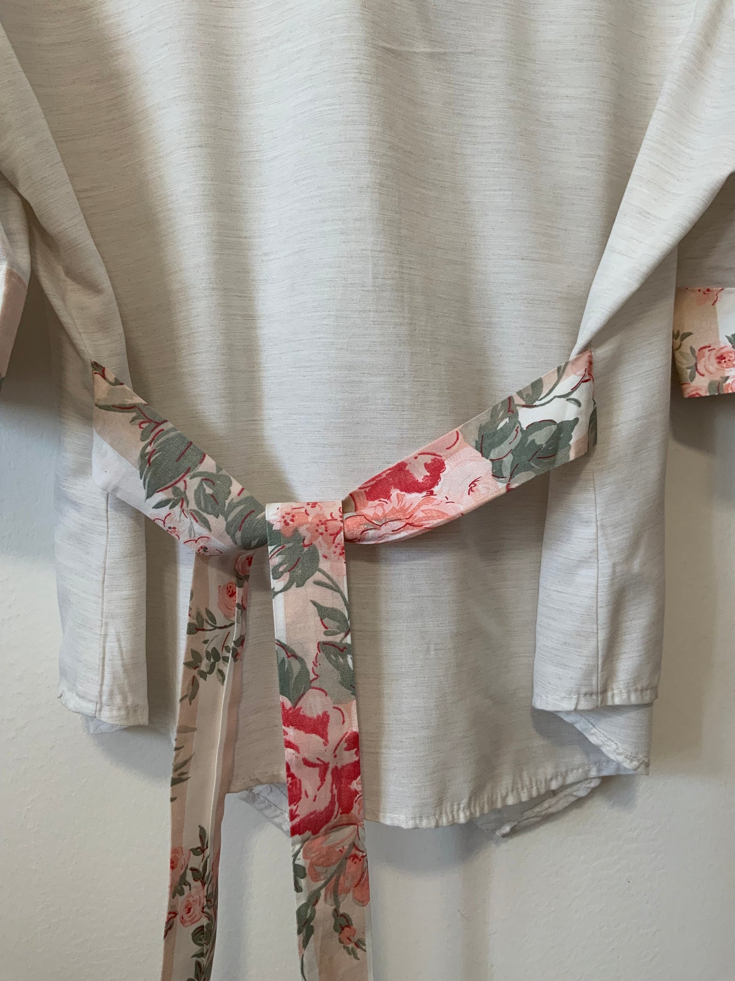 Veste Chemisier Fleurs France Pur Vintage 1980 Chic