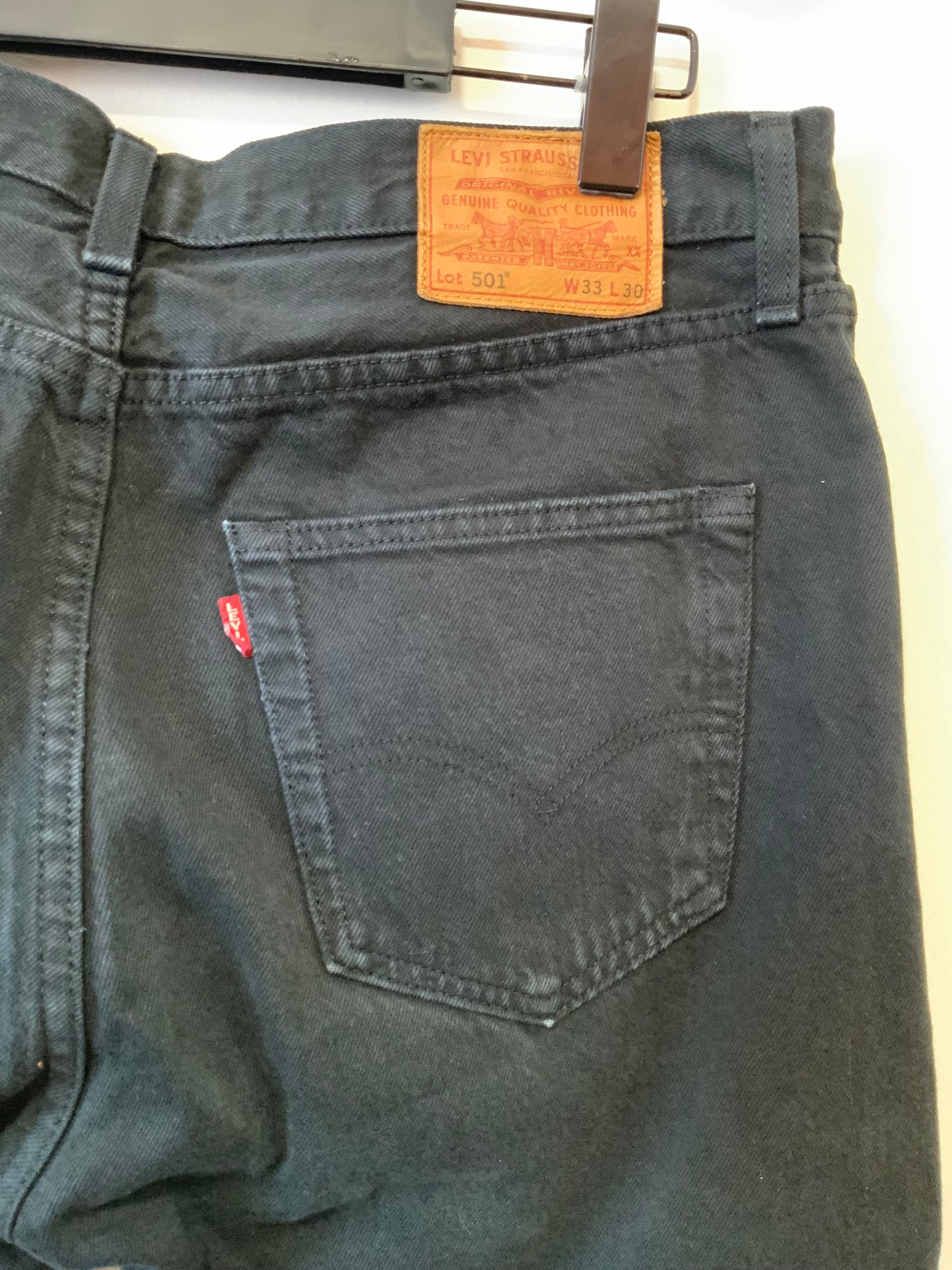 Jean Levi’s 501 Noir Black Vintage