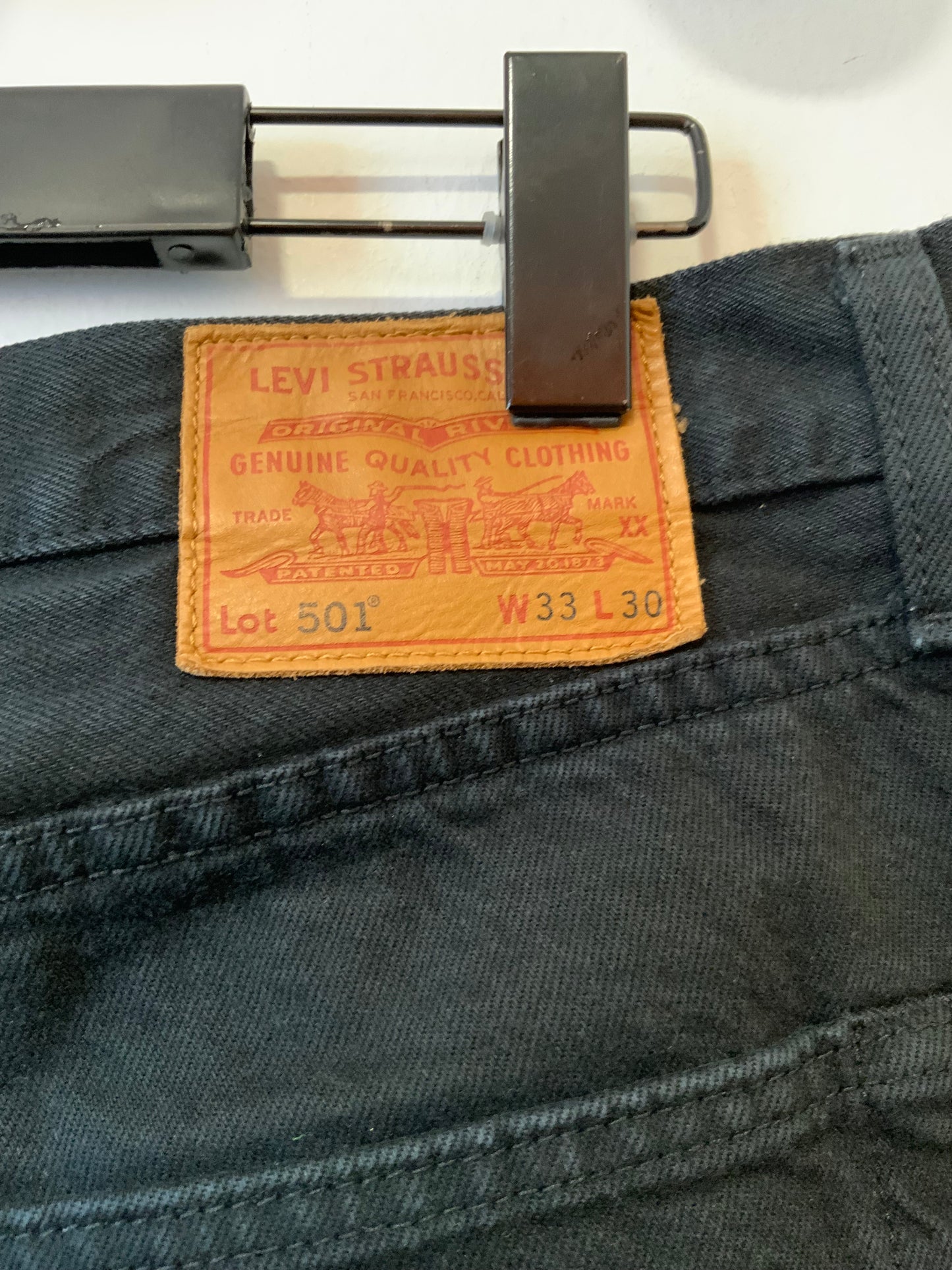 Jean Levi’s 501 Noir Black Vintage
