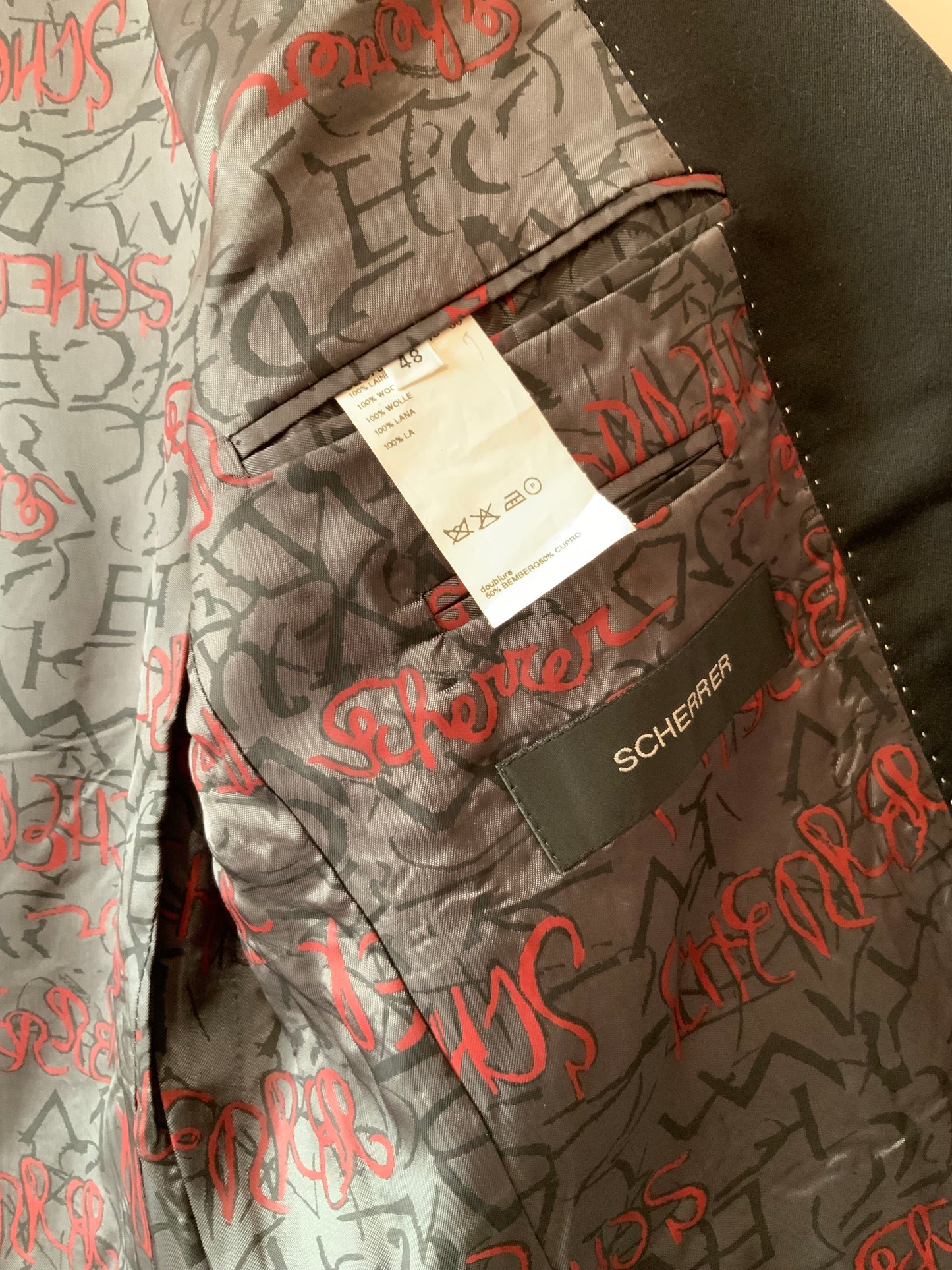 Veste Blazer noir Jean Louis Scherrer 100% Laine Vintage 2000’