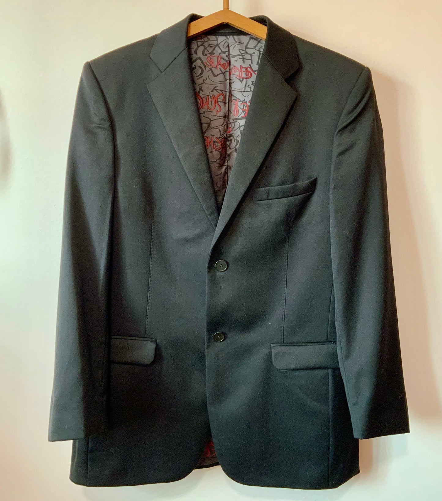 Veste Blazer noir Jean Louis Scherrer 100% Laine Vintage 2000’