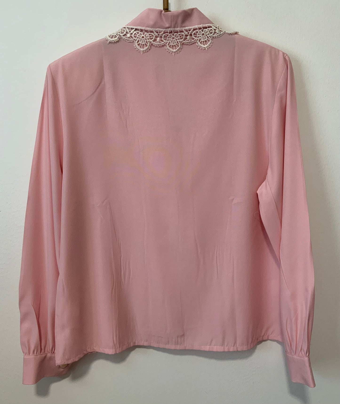Chemisier Col Broderies Épaulettes Vintage 1980/90 France Modèle Romantique