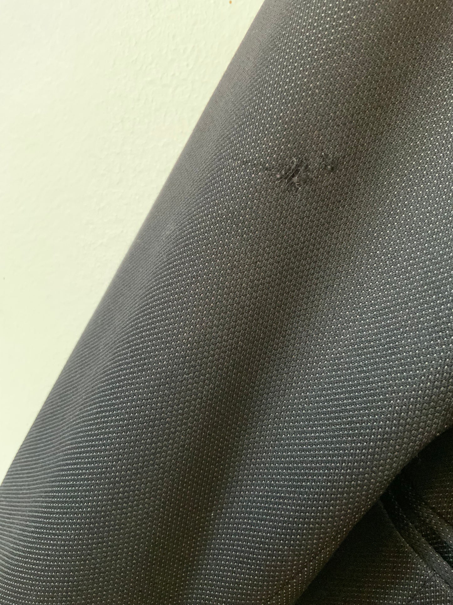 Veste Blazer noir en soie et laine Balmain