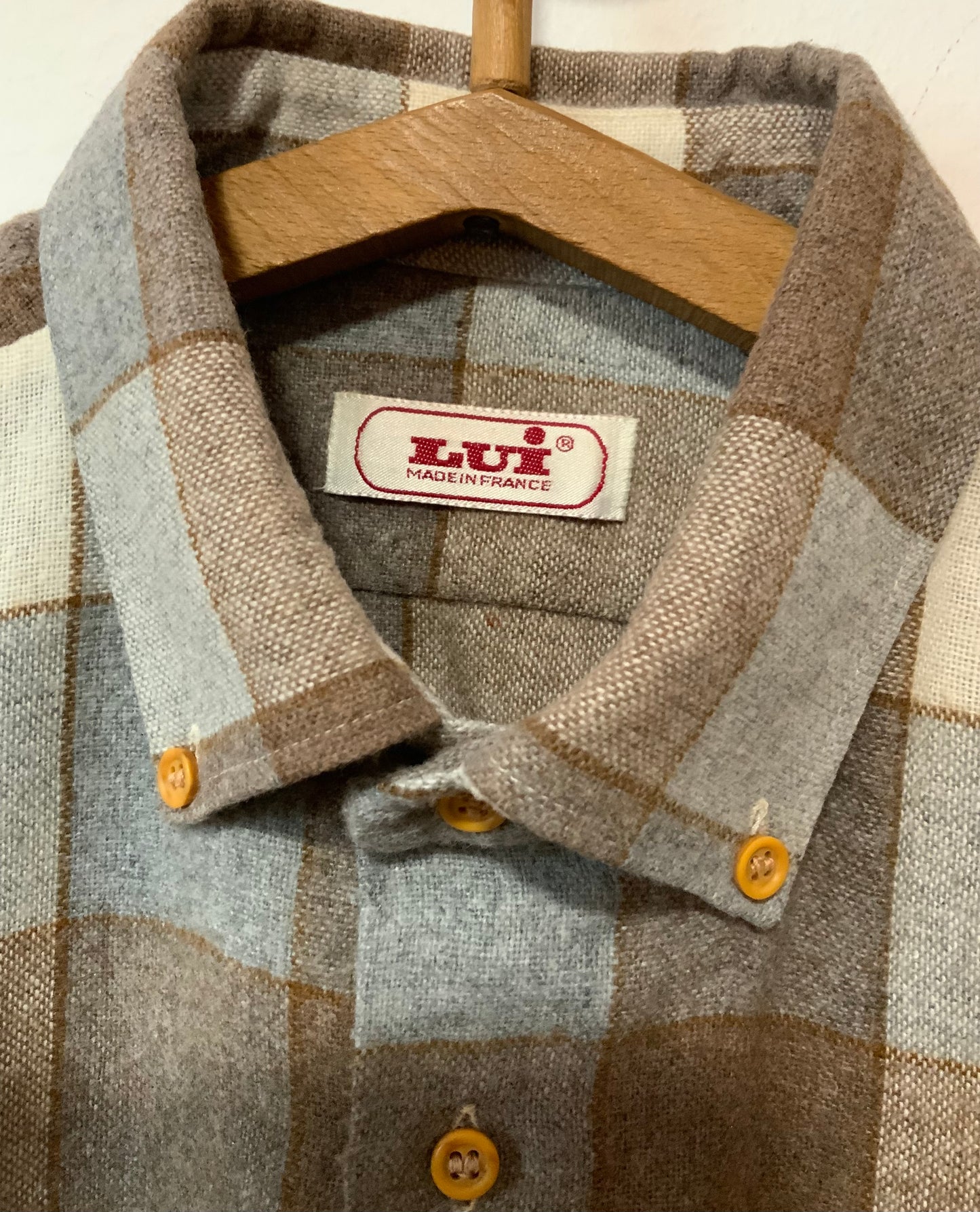 Chemise à carreaux Chic Vintage Lui Made in France