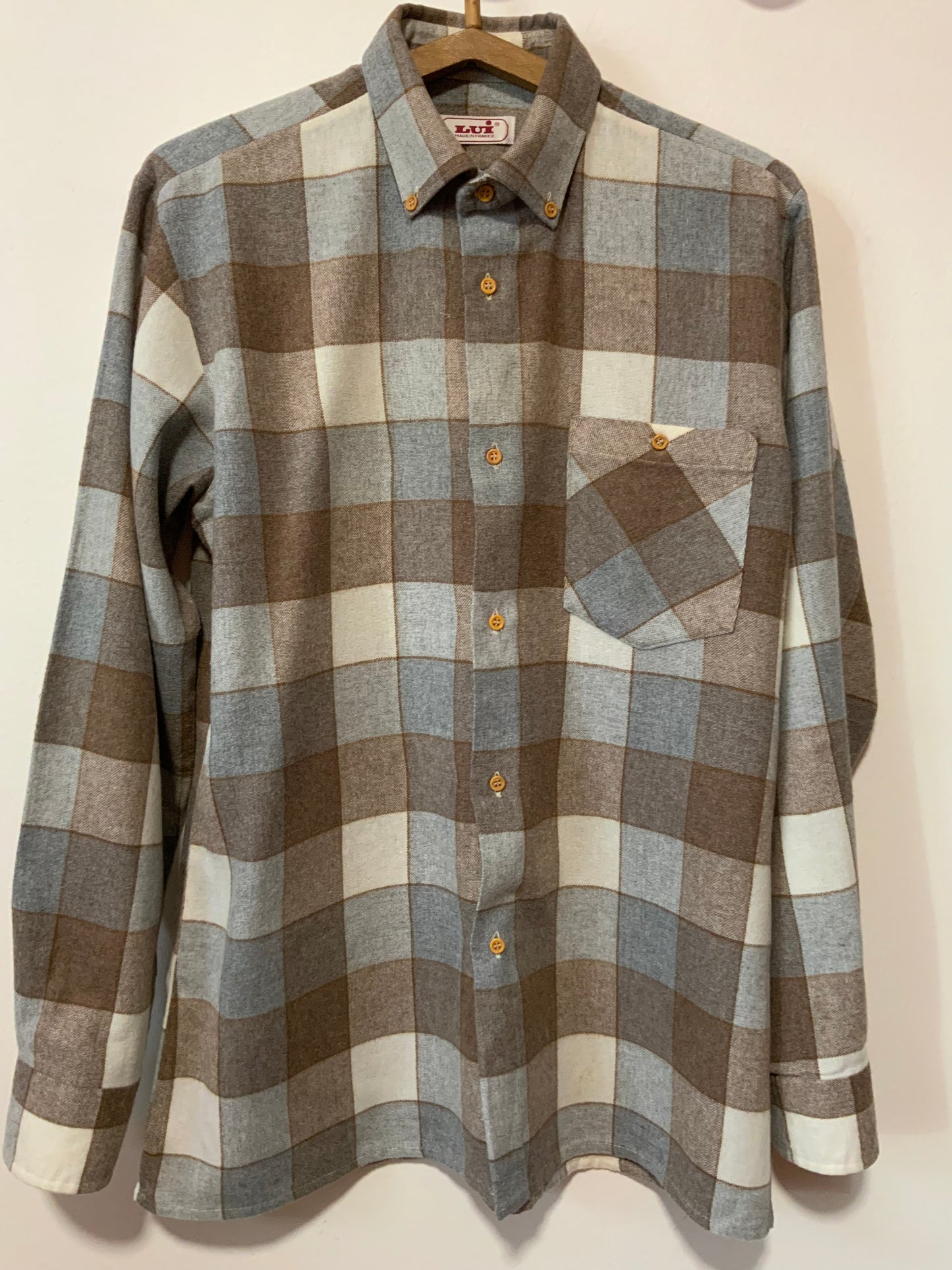 Chemise à carreaux Chic Vintage Lui Made in France