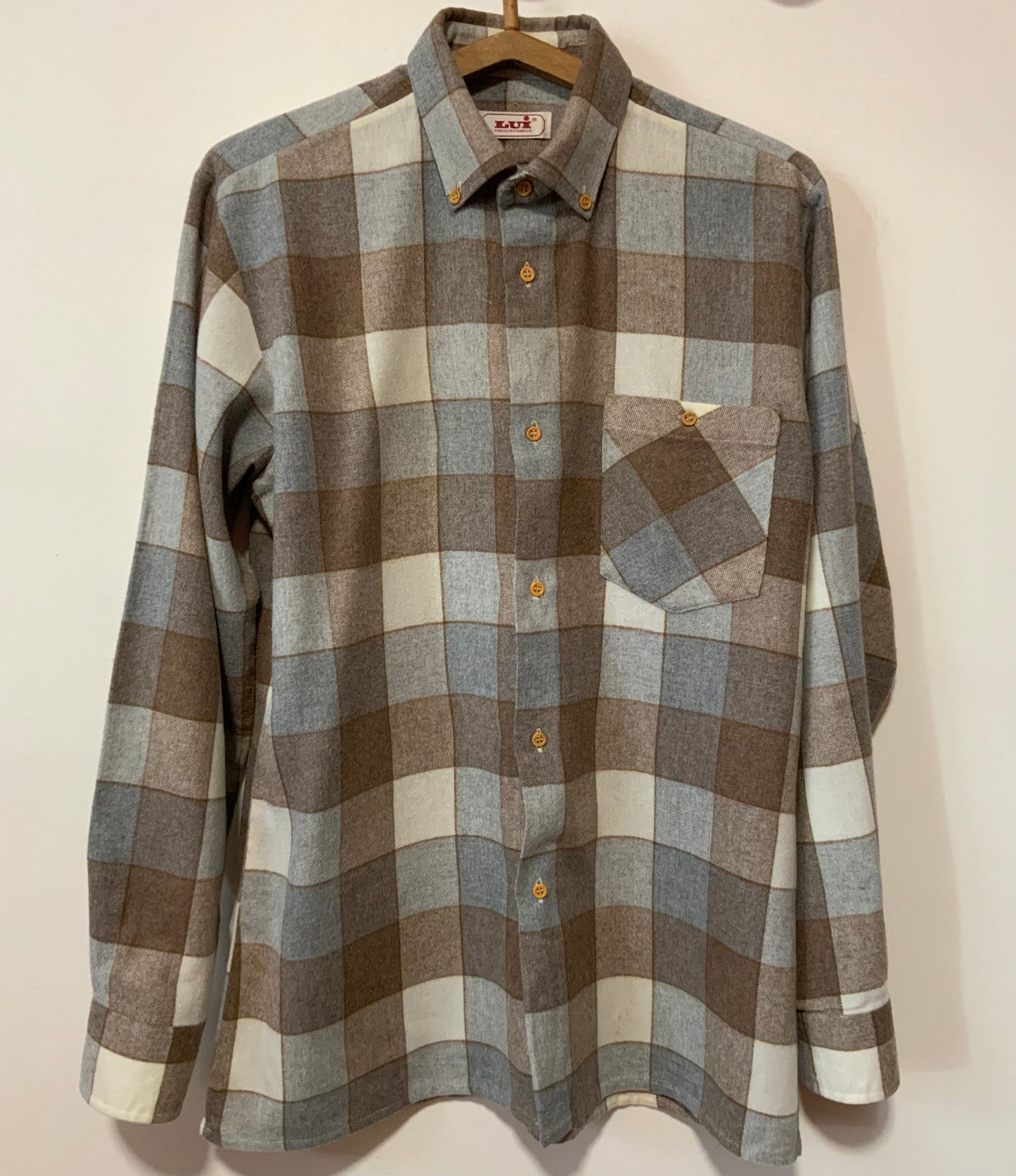 Chemise à carreaux Chic Vintage Lui Made in France
