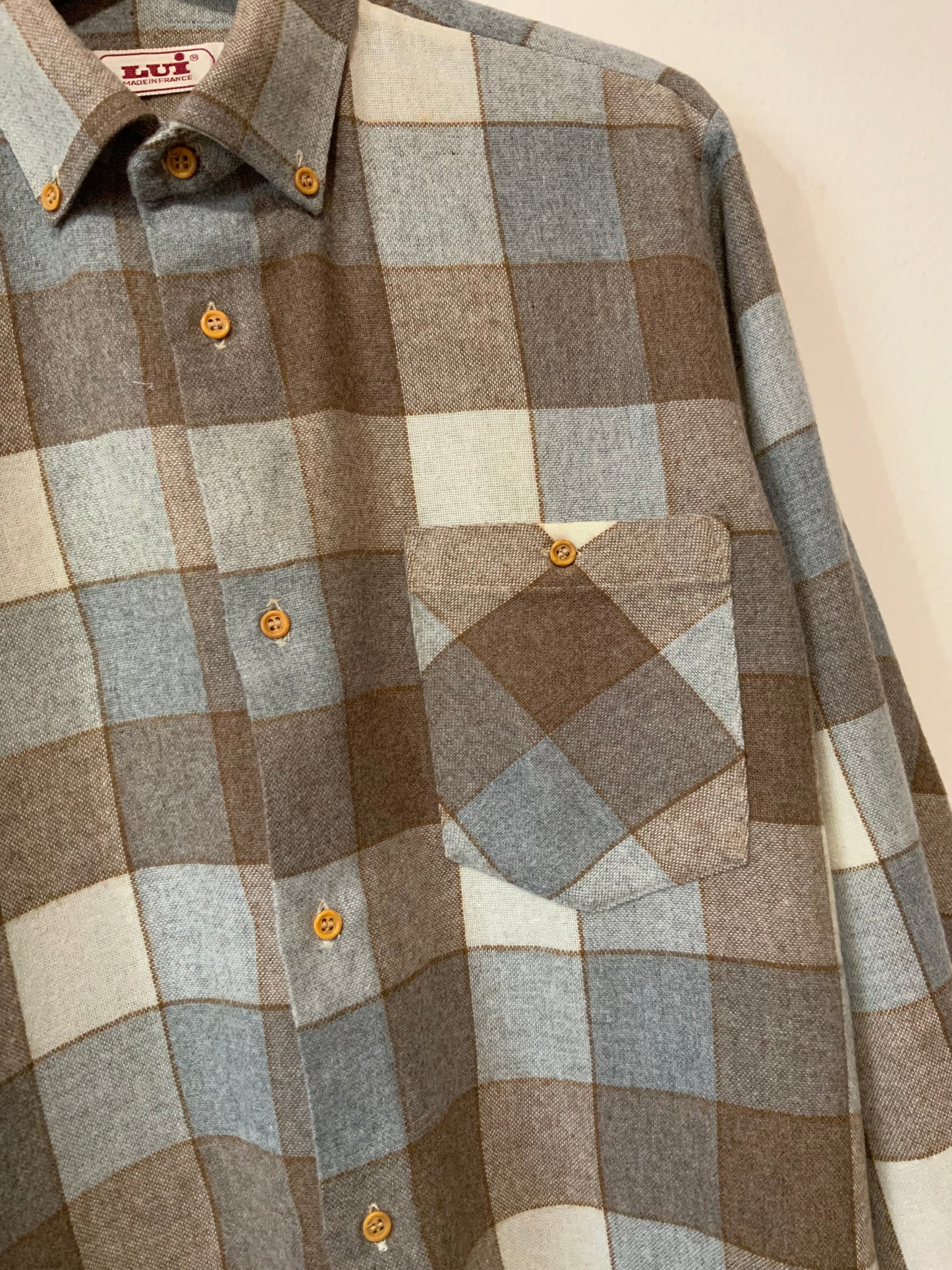 Chemise à carreaux Chic Vintage Lui Made in France