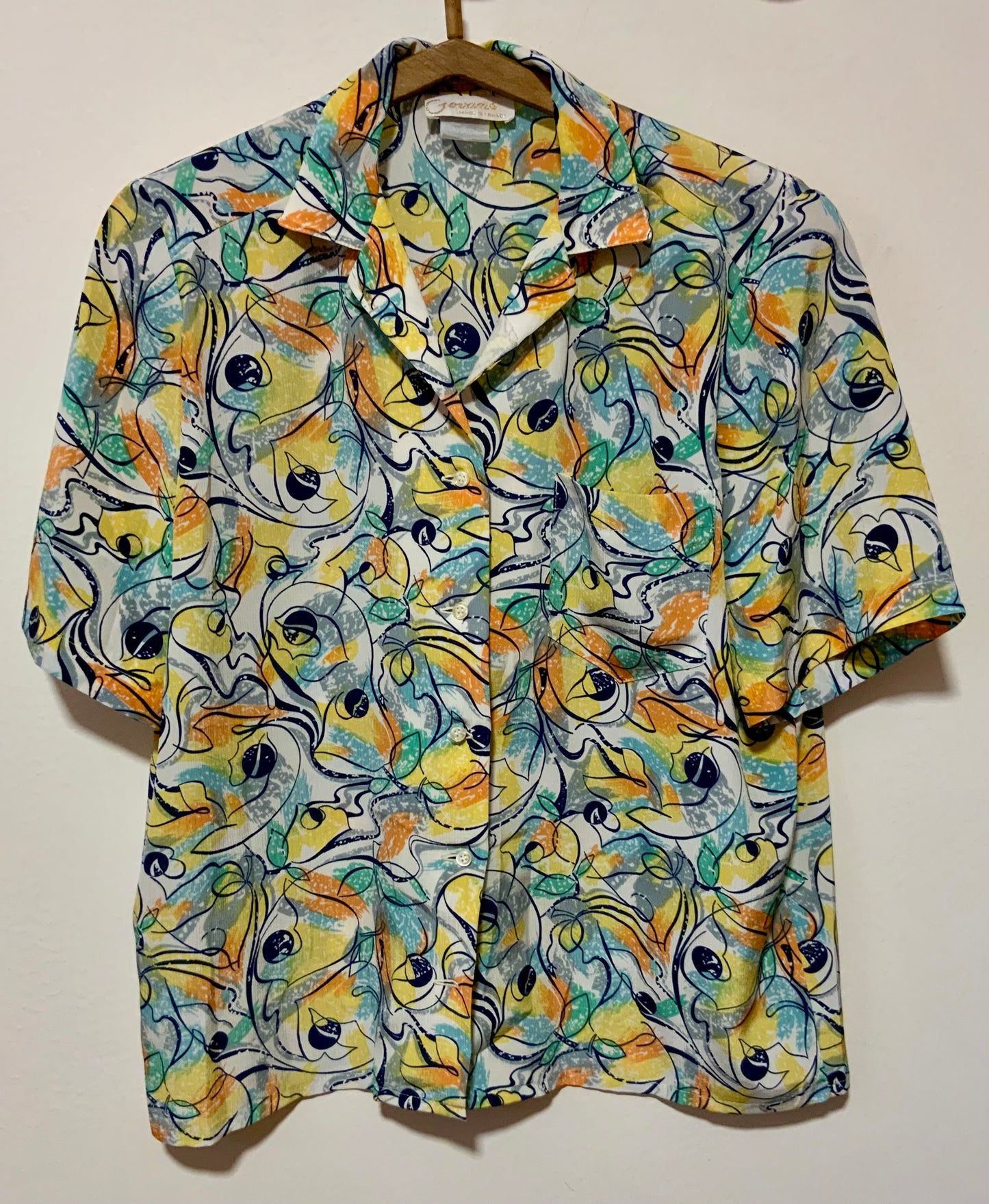 Chemise fluide motifs Fun’s Vintage 1980