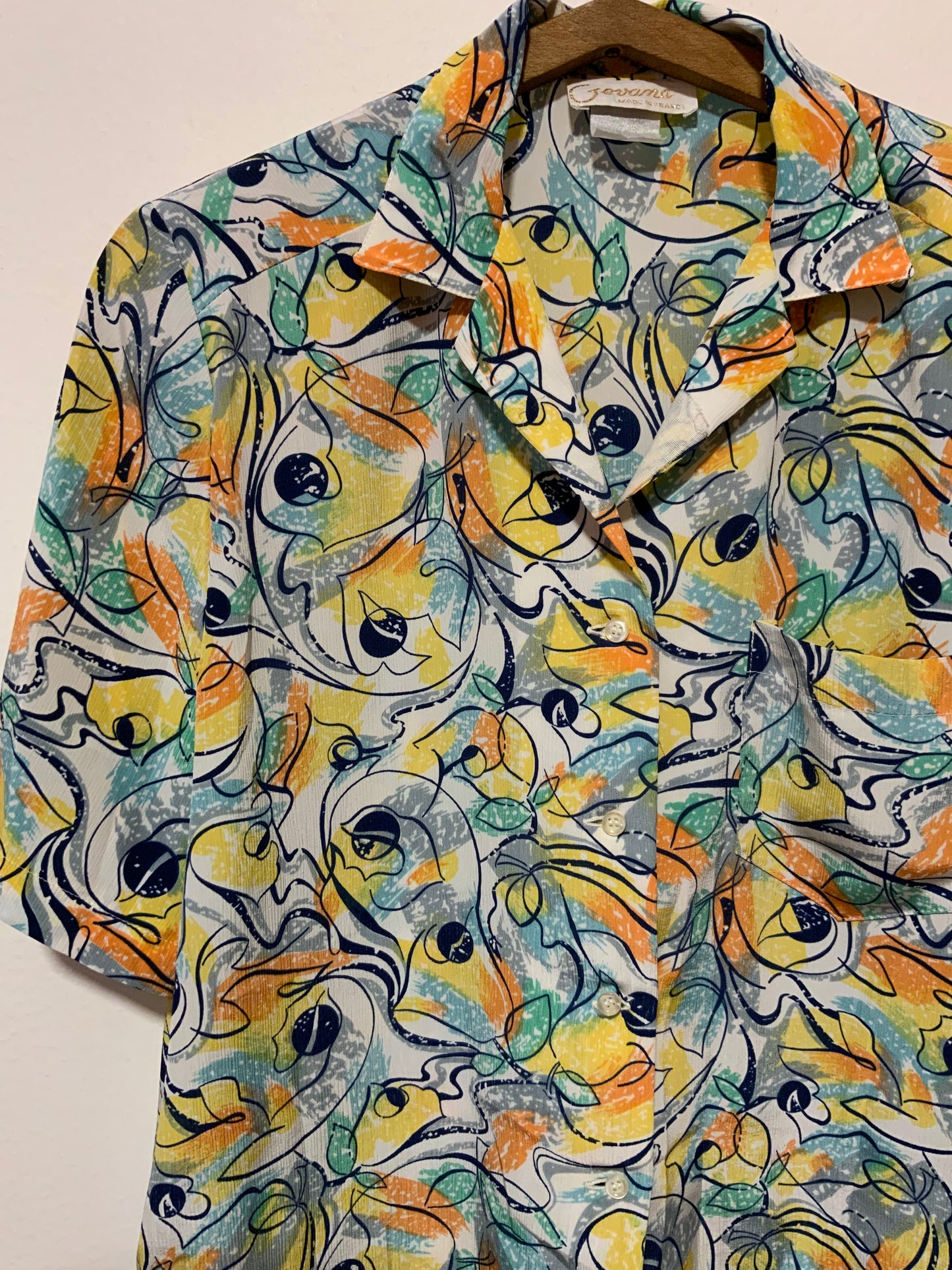 Chemise fluide motifs Fun’s Vintage 1980