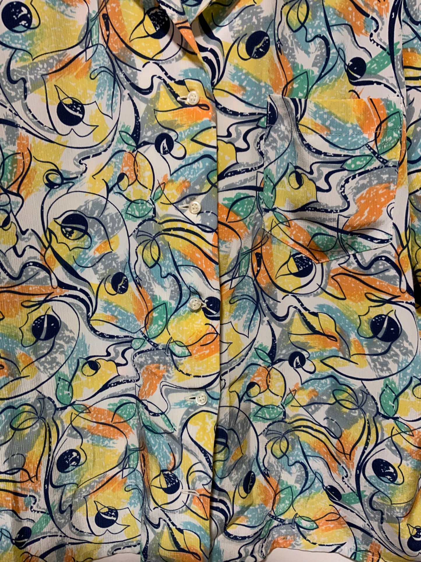Chemise fluide motifs Fun’s Vintage 1980