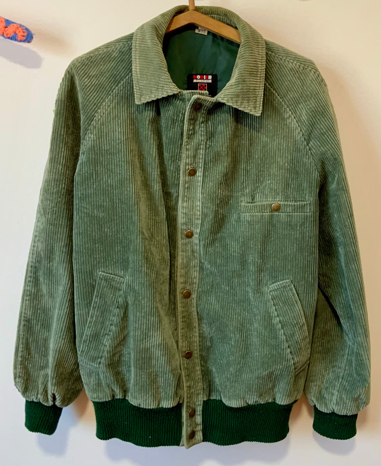 Blouson Velours côtelé Rodier France Vintage Original