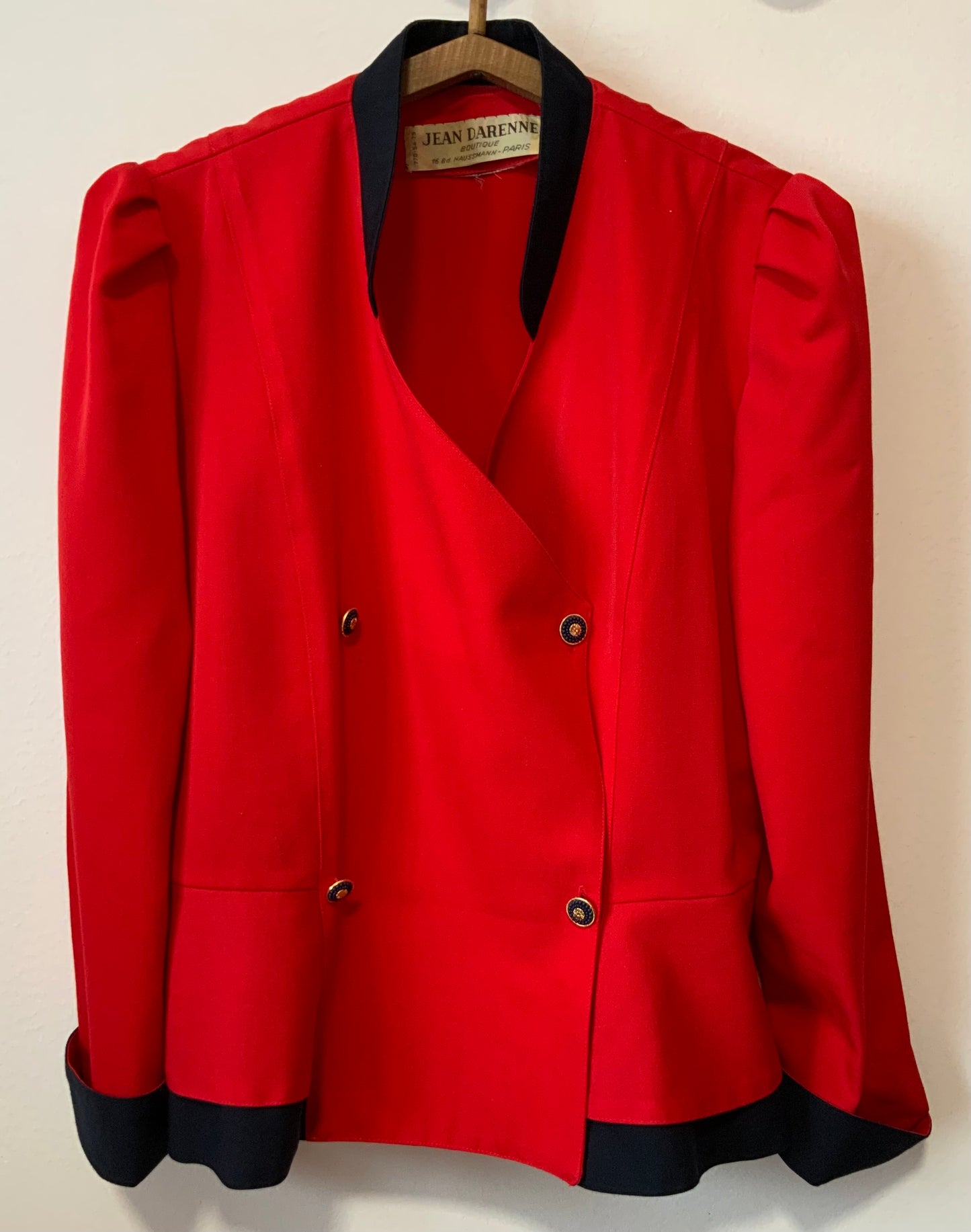 Veste Cintrée Croisée Vintage trop stylé Paris France