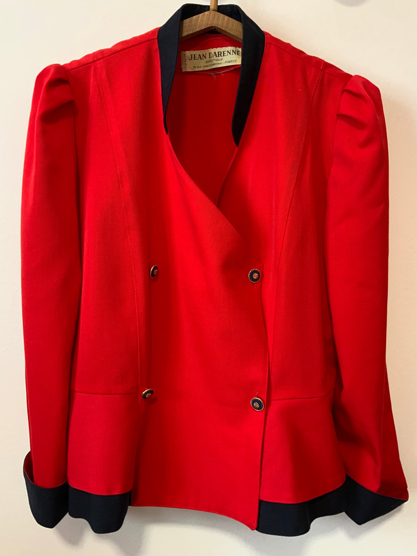 Veste Cintrée Croisée Vintage trop stylé Paris France