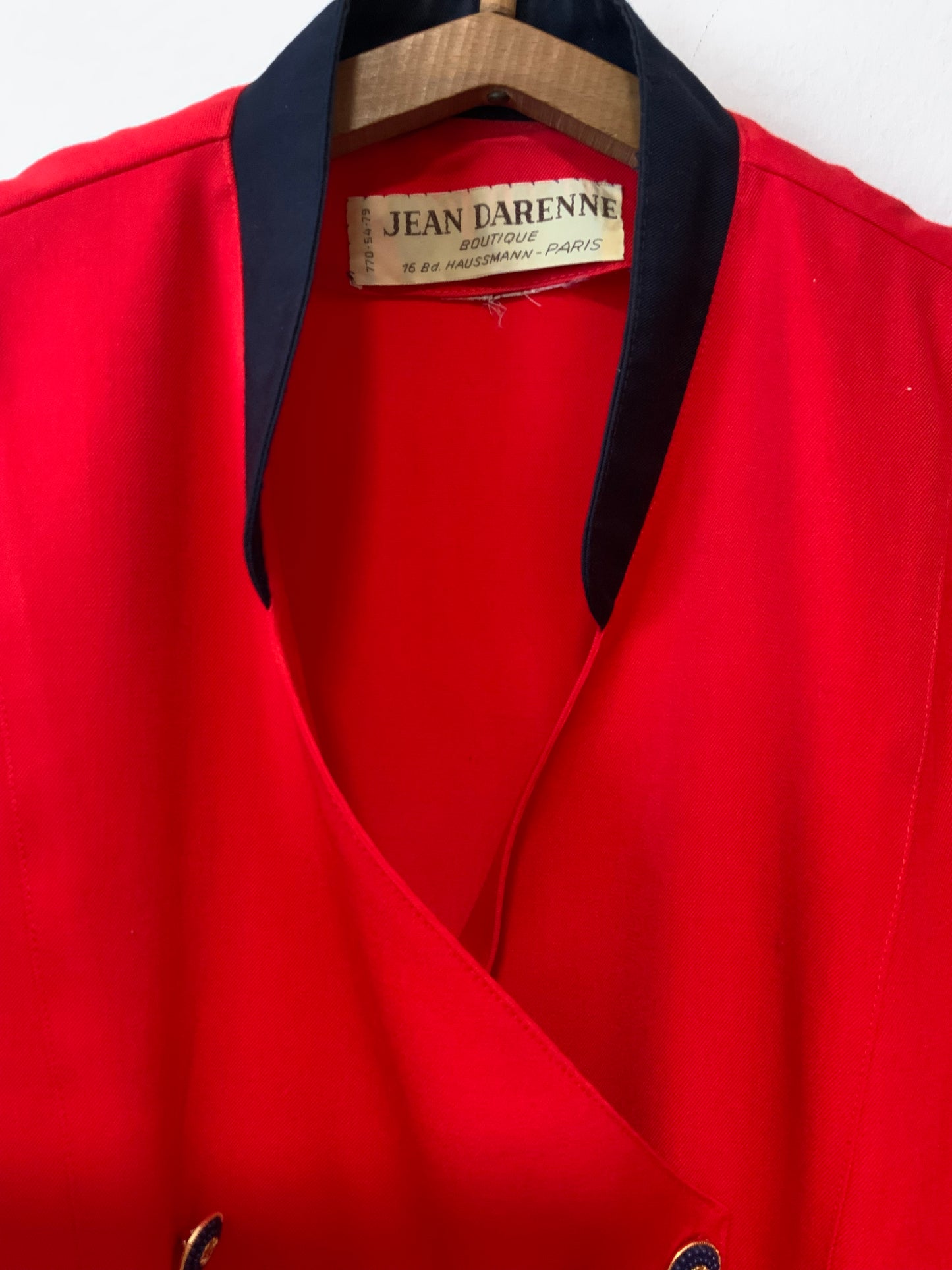 Veste Cintrée Croisée Vintage trop stylé Paris France