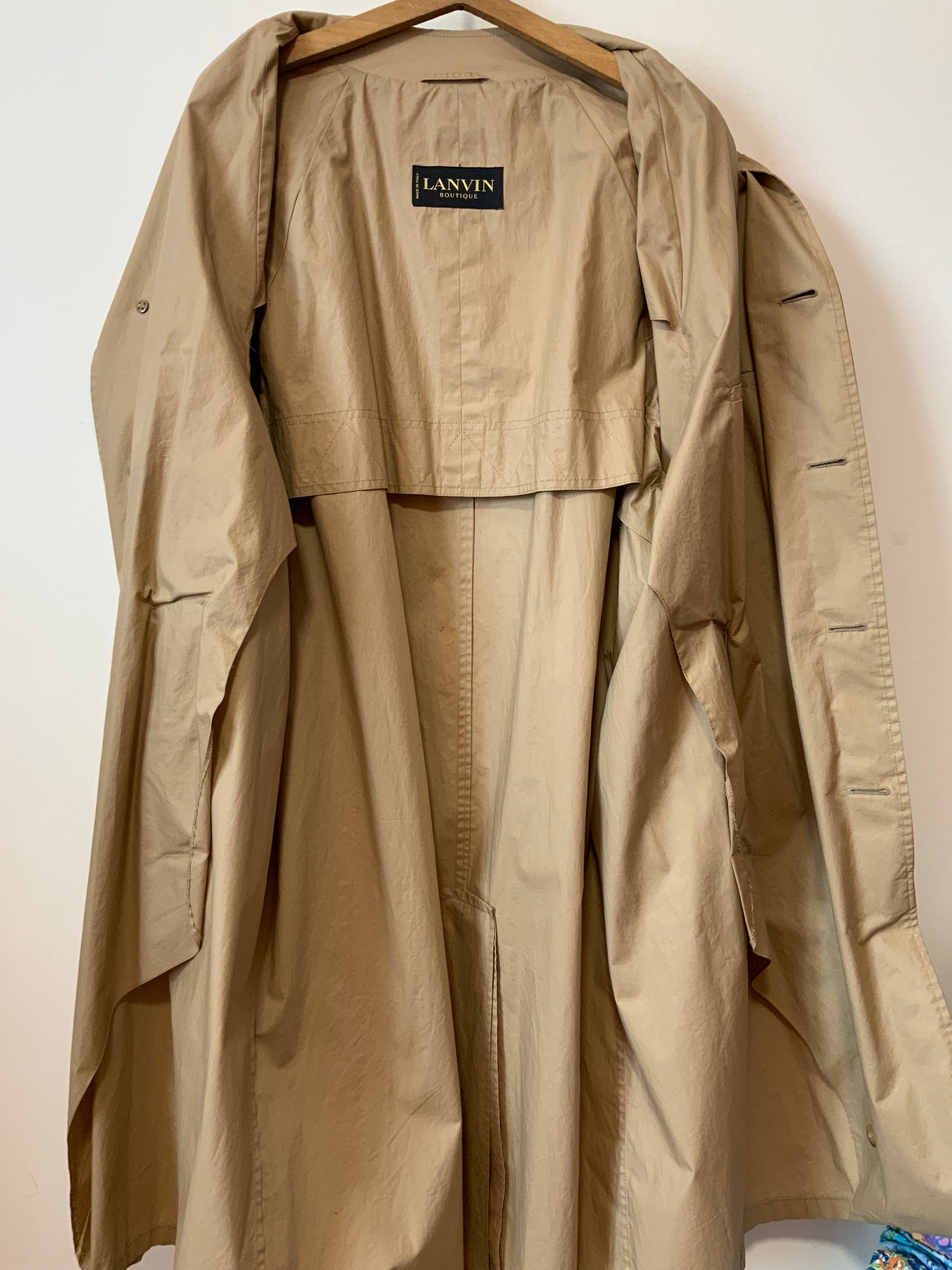 Trench de la maison Lanvin Vintage