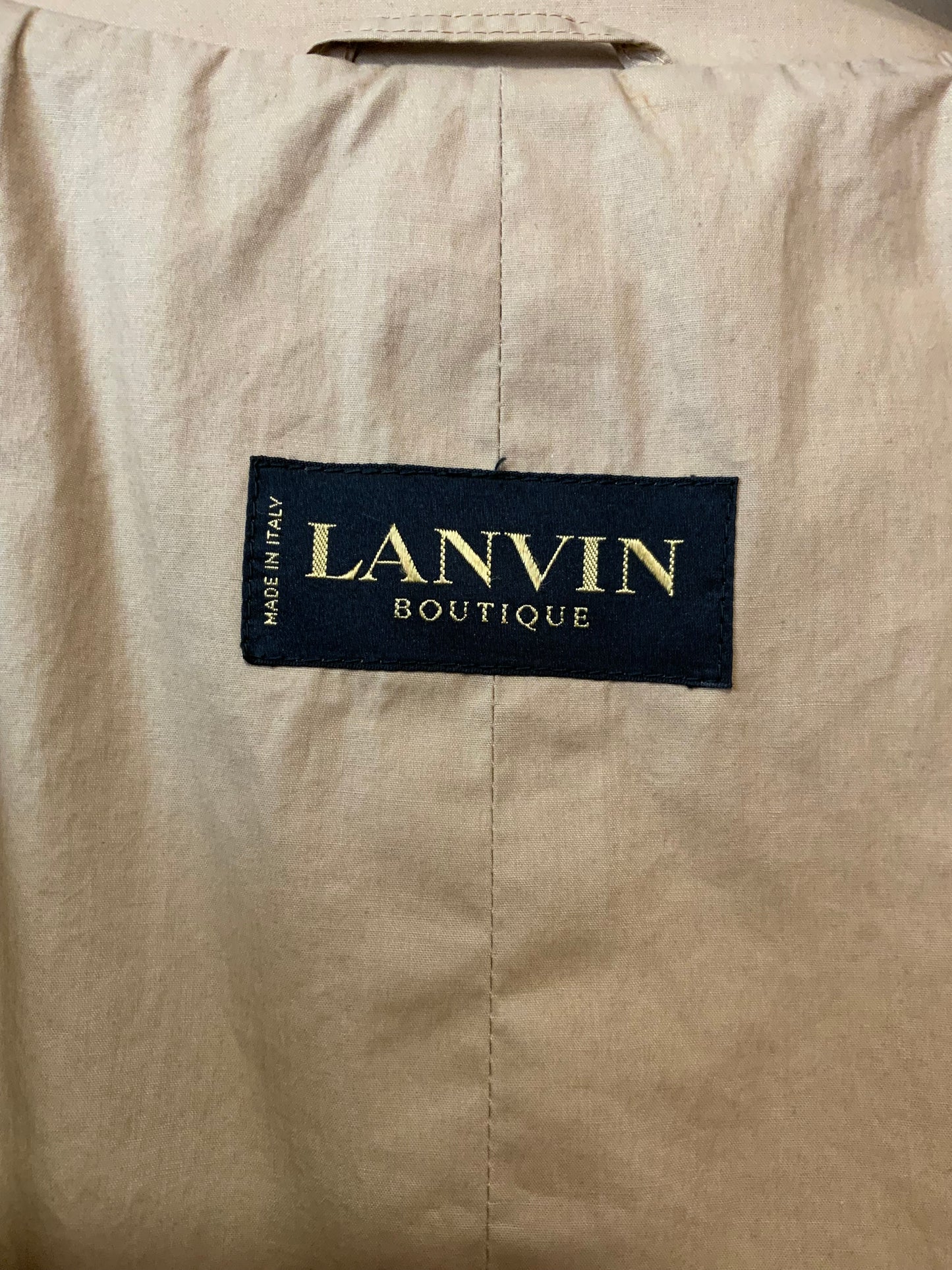 Trench de la maison Lanvin Vintage