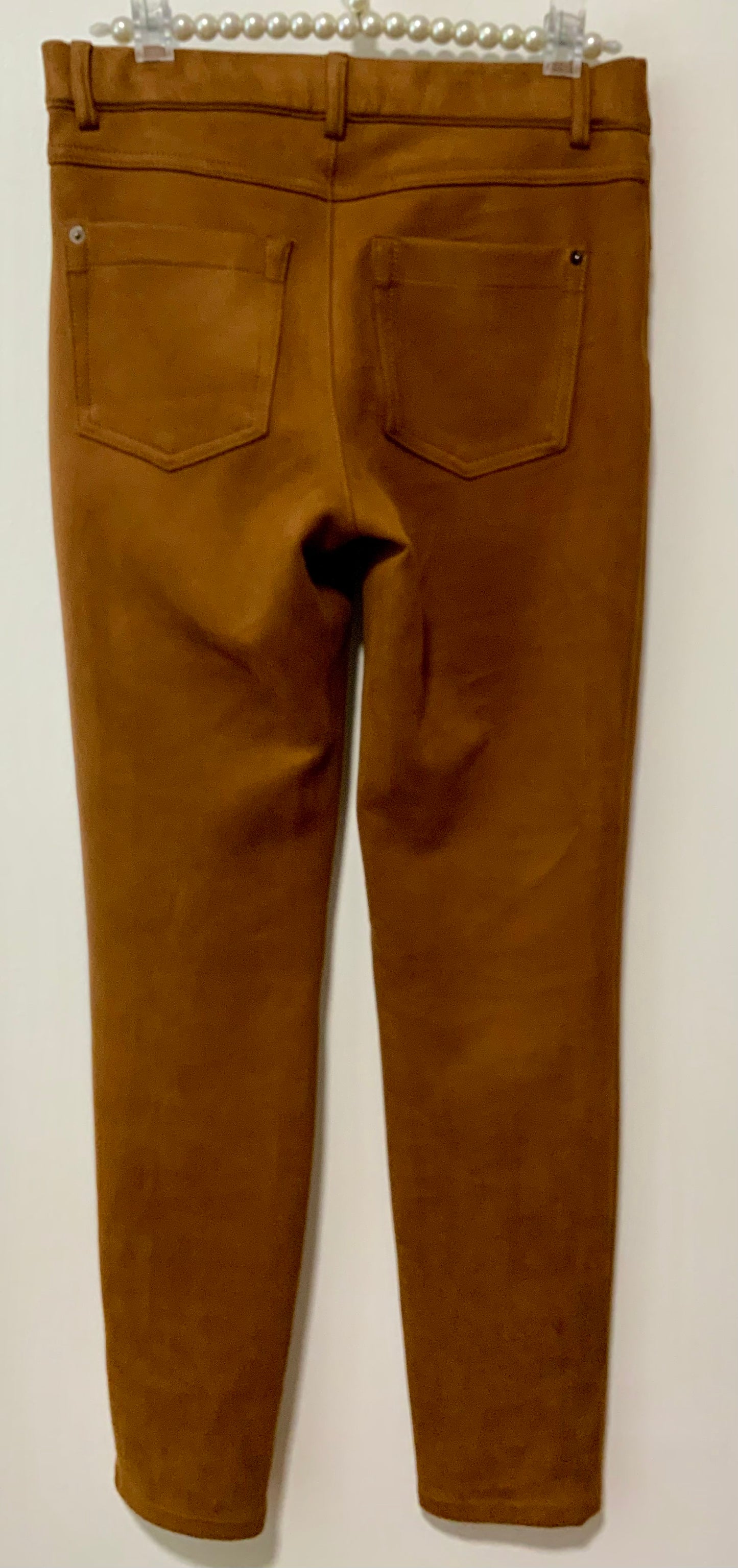 Pantalon Peau de pêche Aspect Daim Camel Peter Hahn France