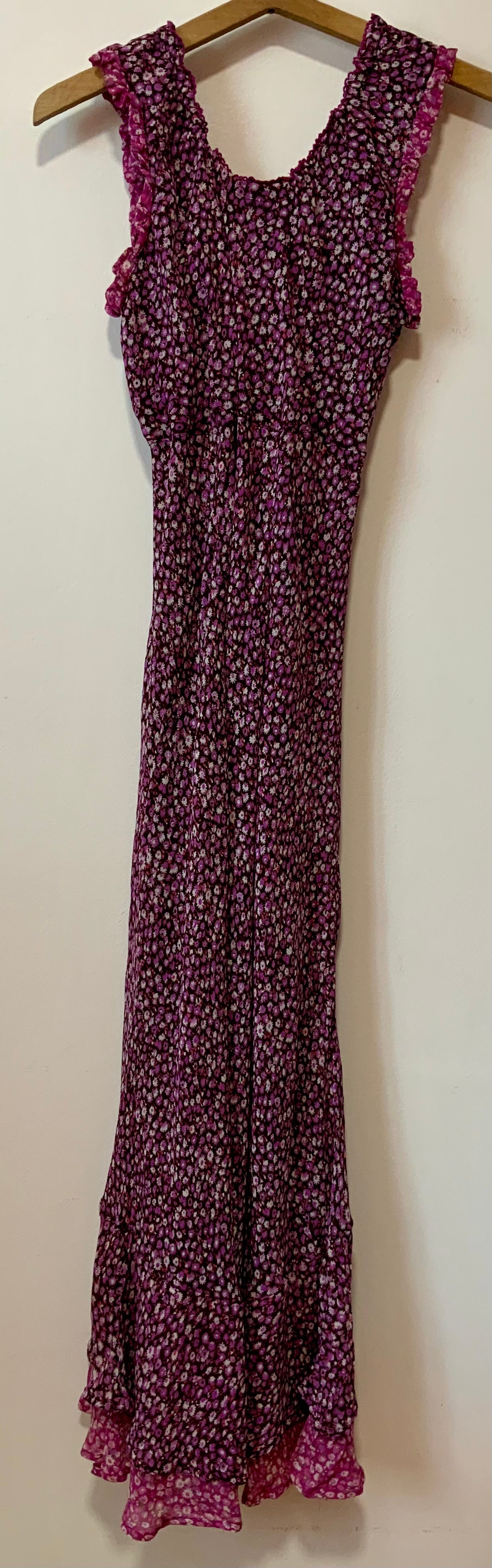 Robe Longue À Fleurs Vintage Derhy 1990