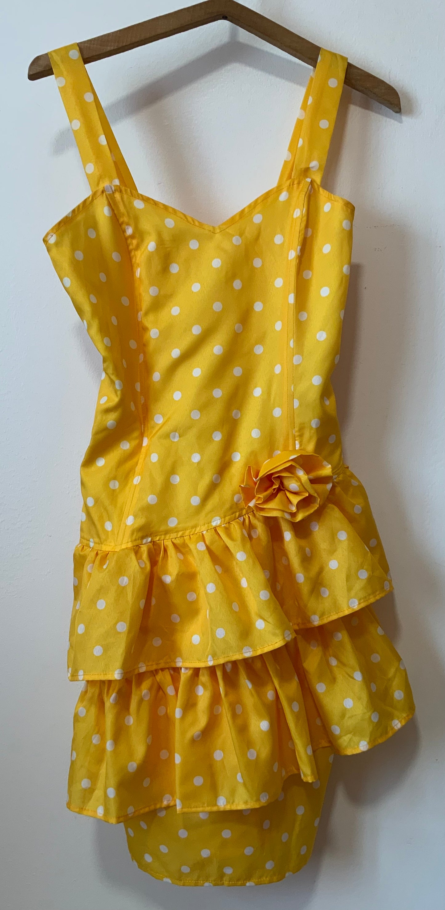 Superbe robe à volants Vintage 1980 France Original