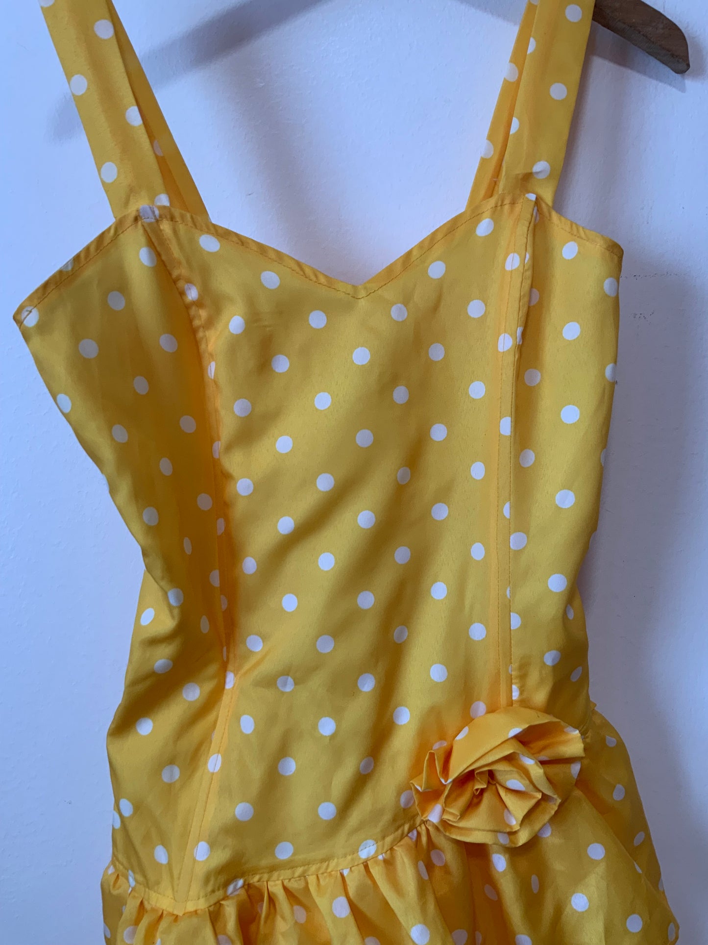 Superbe robe à volants Vintage 1980 France Original